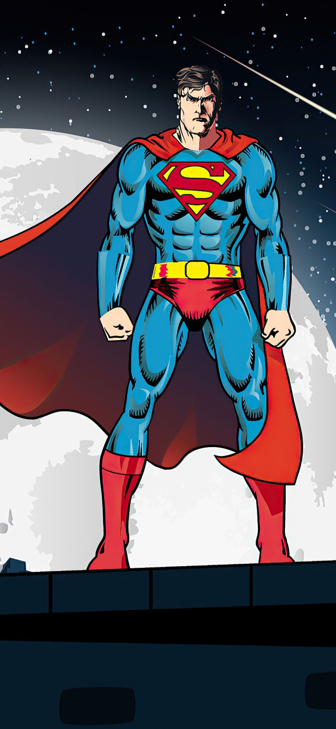 Superman Comic Book Pages iPhone Wallpaper