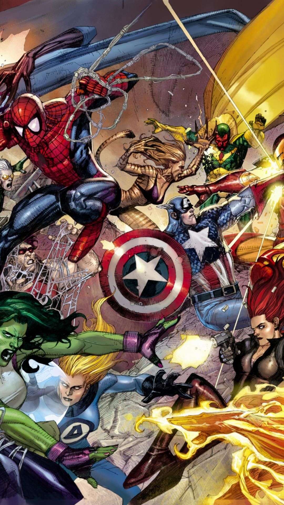 Wallpaper 4k Avengers Vertical
