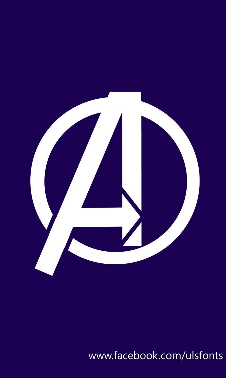 Download Avengers Logo Wallpaper HD By ULS_Fonts. Wallpaper HD.Com