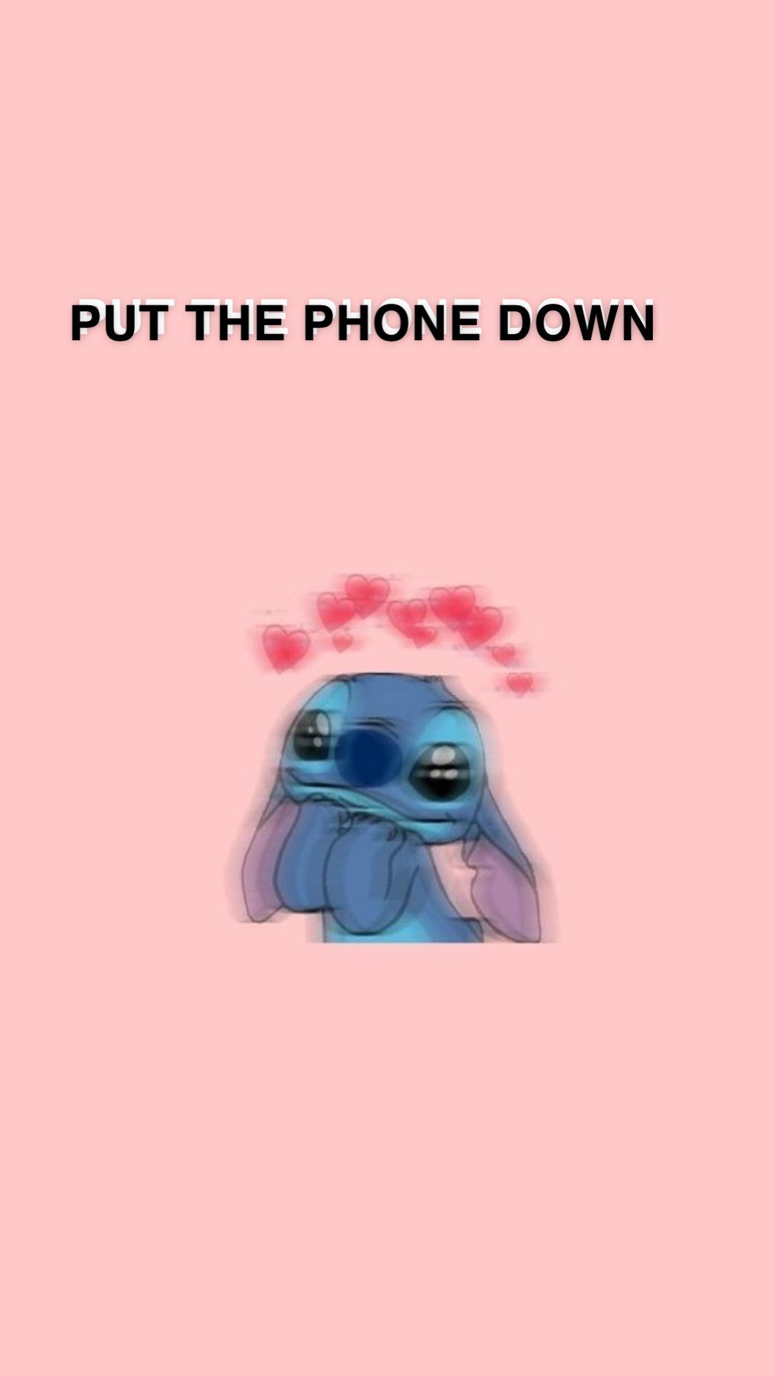 PUT THE PHONE DOWN wallpaper. Funny phone wallpaper, Pink wallpaper cartoon, Dont touch my phone wallpaper