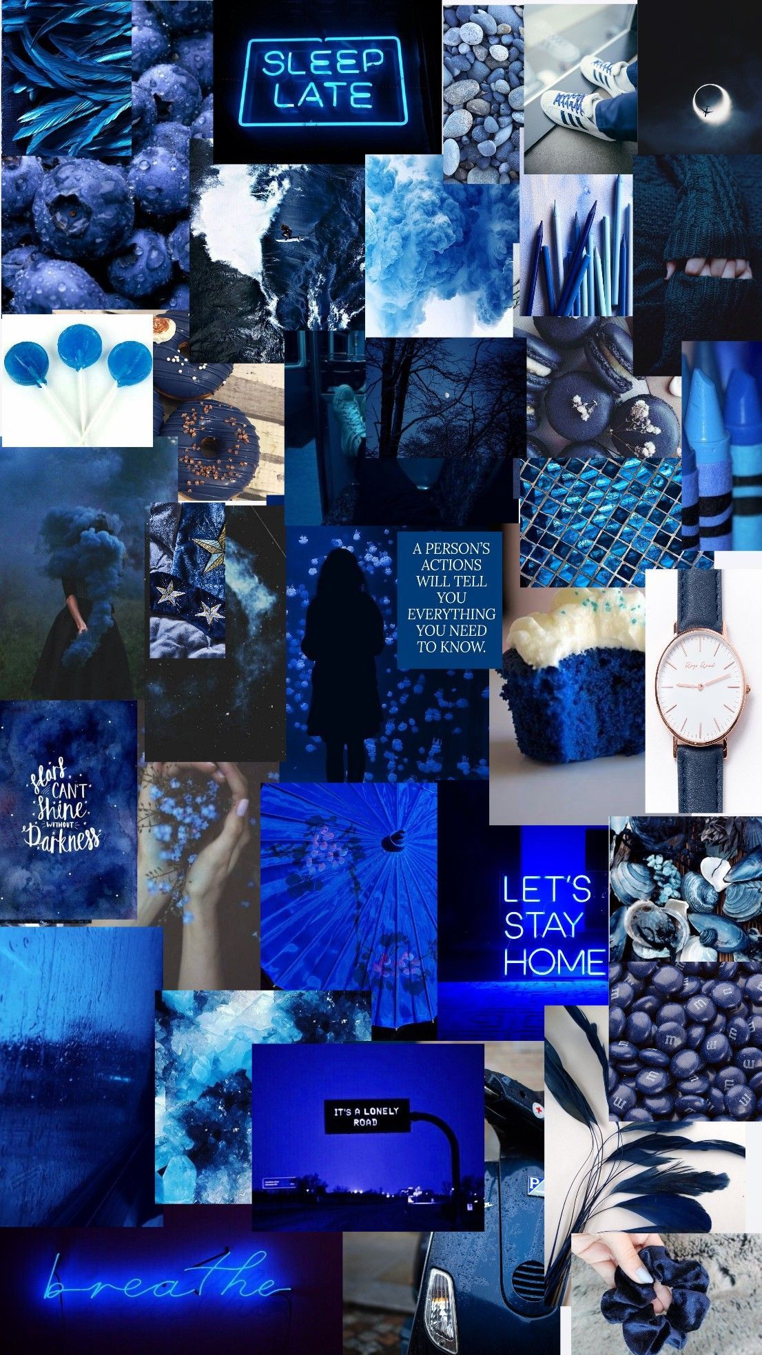 Navy Blue Aesthetic. Blue aesthetic, Aesthetic colors, Dark wallpaper iphone