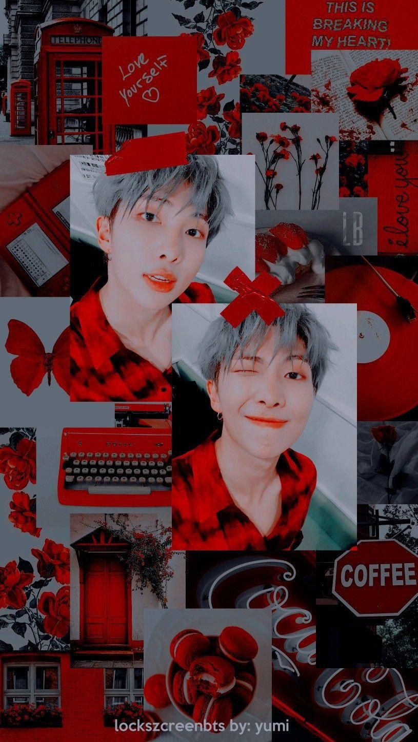 Pink Aesthetic Wallpaper Namjoon