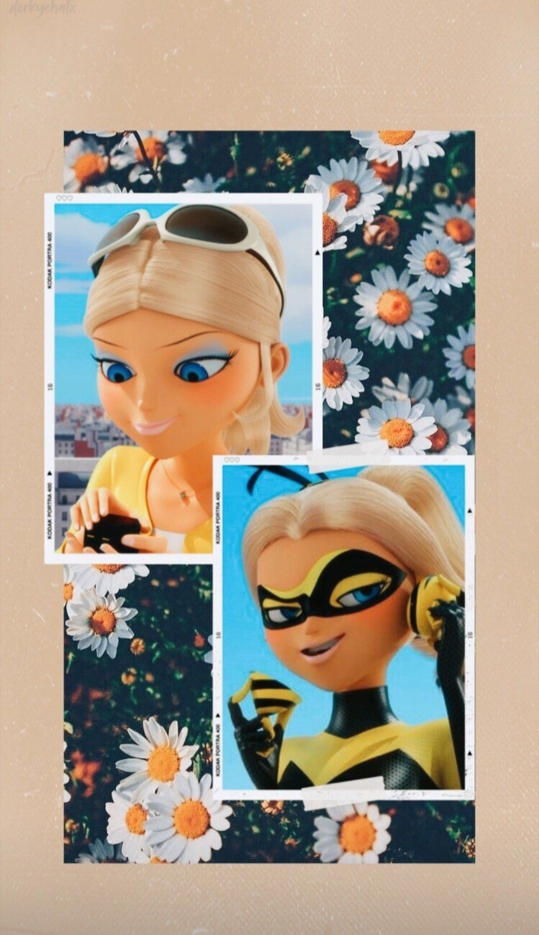 Queen Bee & Chloé lock screen wallpaper. Miraculous wallpaper, Miraculous ladybug anime, Ladybug anime