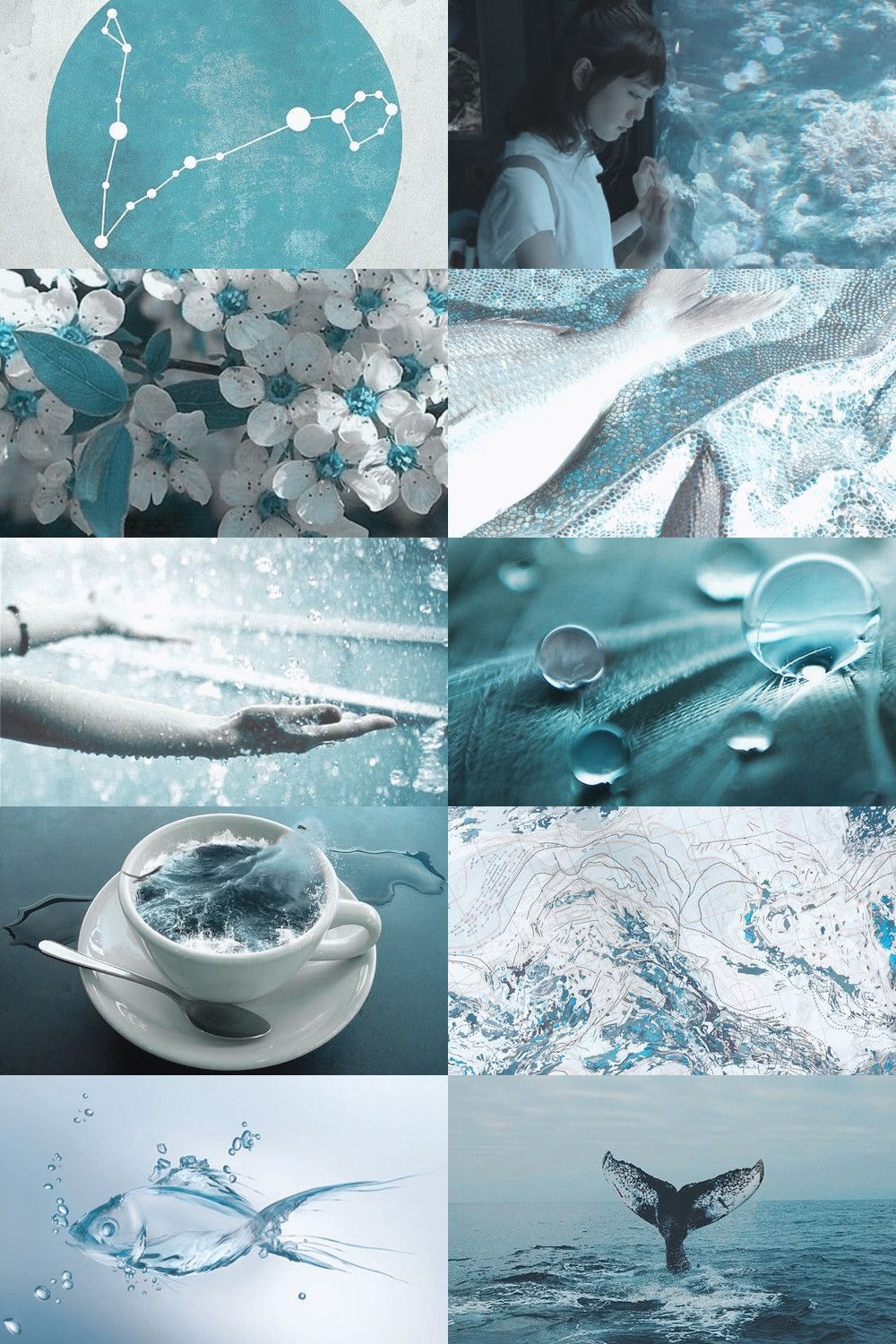 Horoscope: Pisces, Part 1. Aesthetic collage, Aesthetic pastel wallpaper, Magic aesthetic