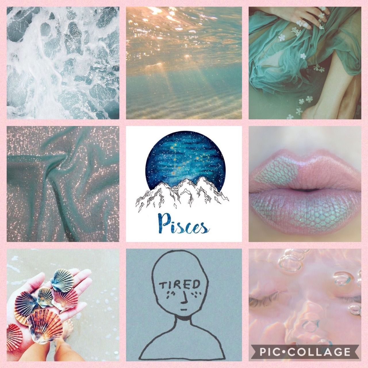 Post 165784862636 Pisces Aesthetic Moodboard Amp. Pisces Sign, Zodiac Signs Pisces, Pices Zodiac
