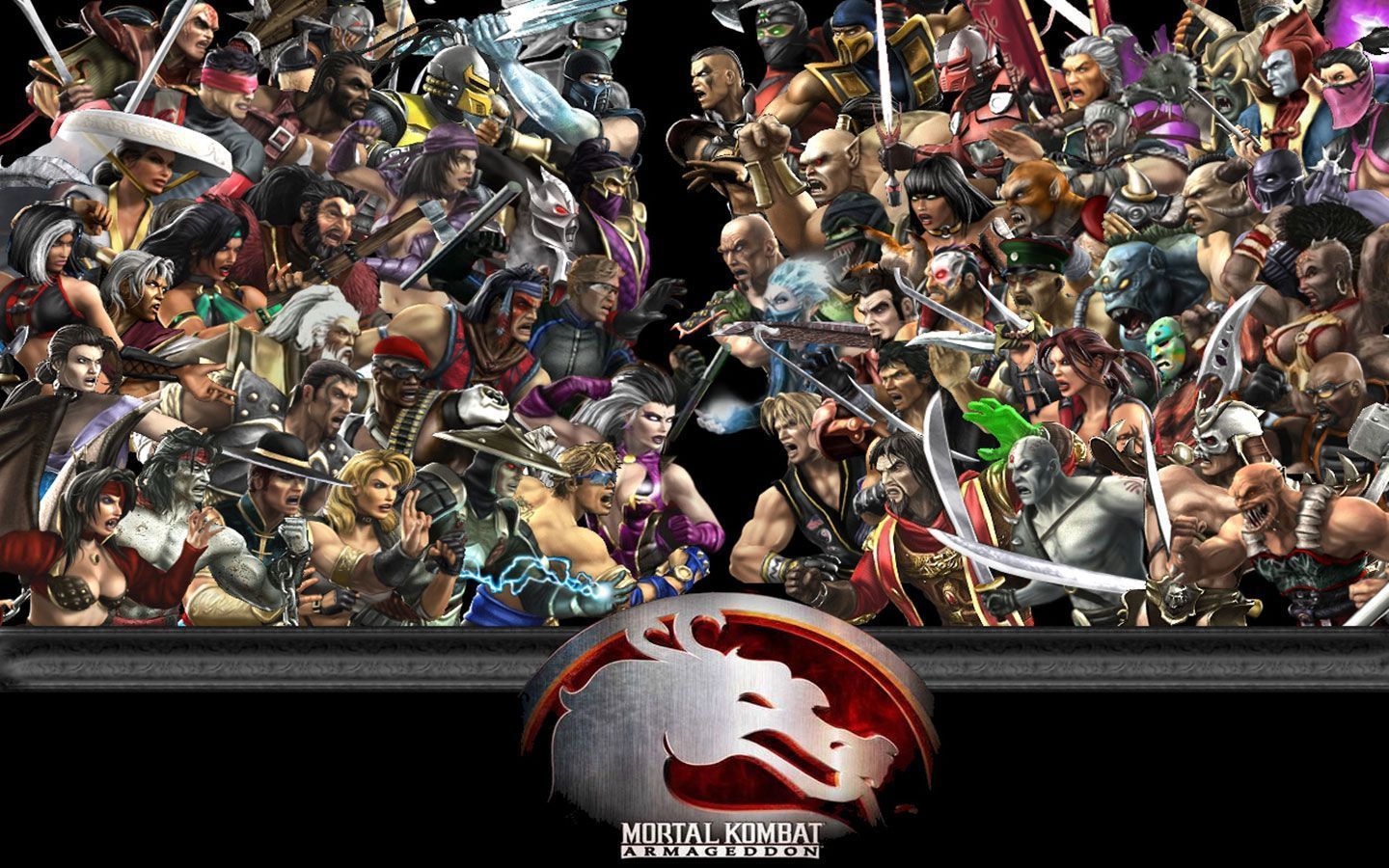 Mortal Kombat image MK wallpaper HD wallpaper and background 1440×900 Mortal Kombat Armageddon Wallpaper 50 Wallpa. Mortal kombat, Mortal kombat art, Game art