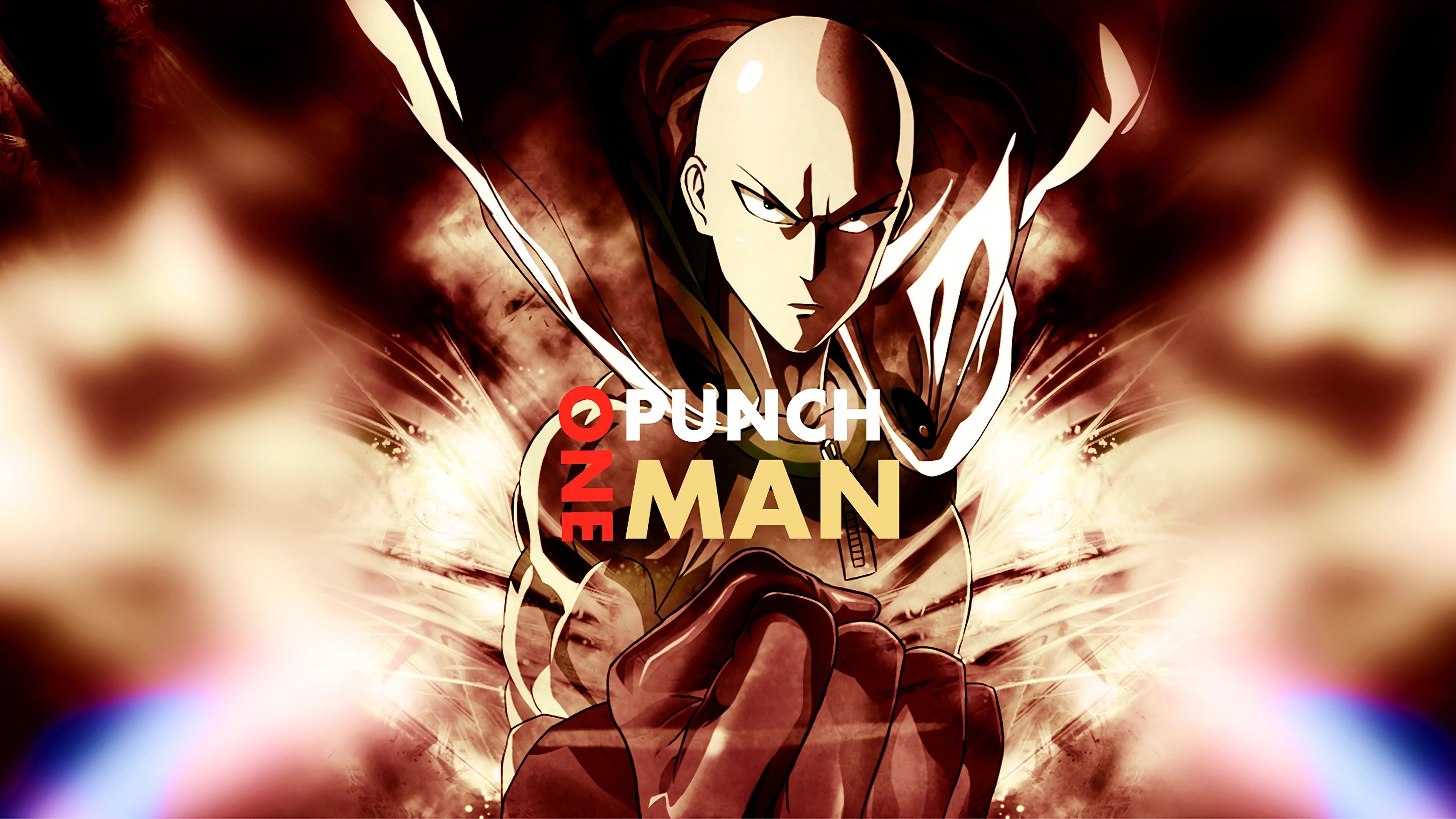 One Punch Man Ultra HD Desktop Background Wallpaper for 4K UHD TV