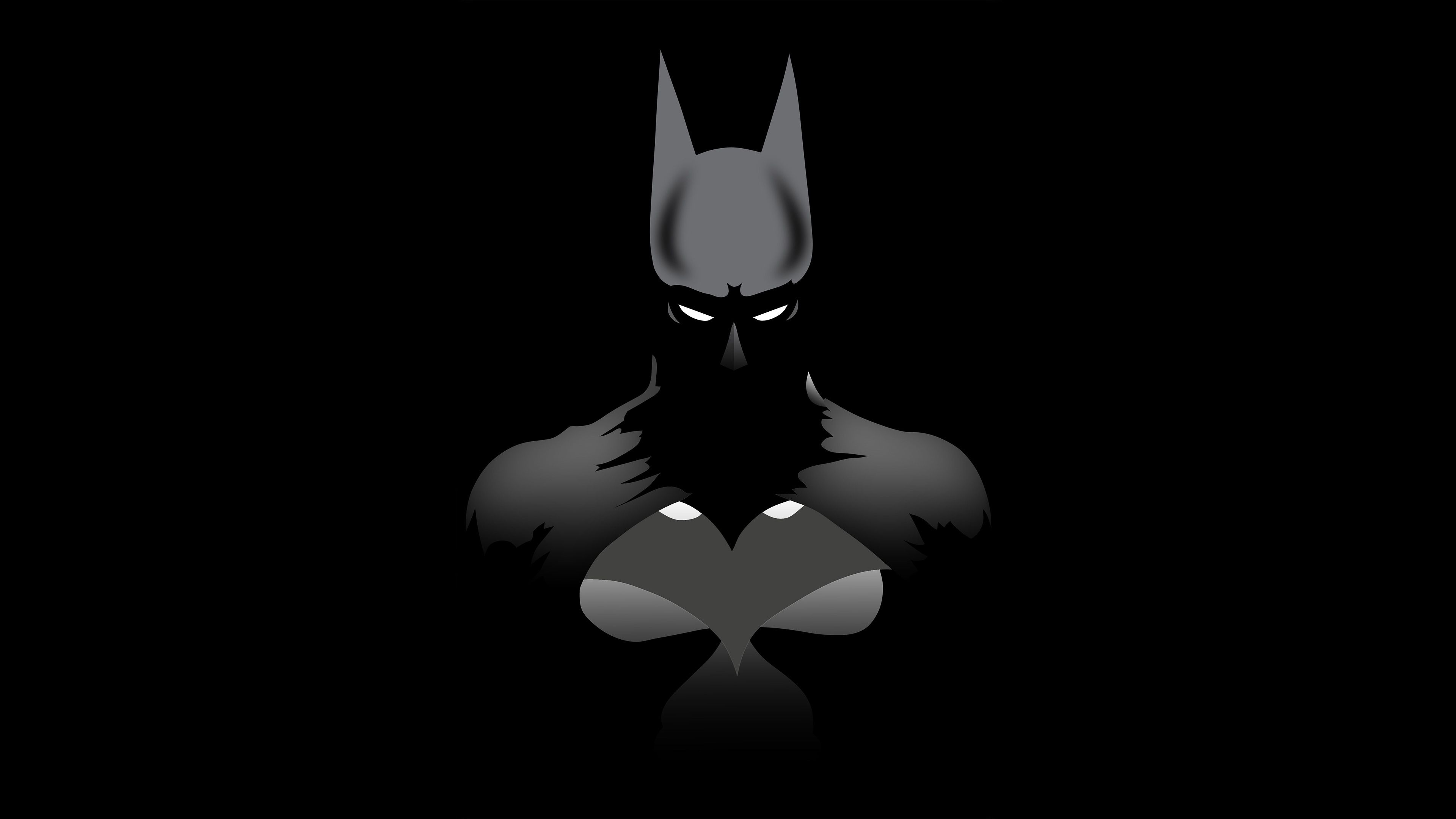 Gohan Minimalist Black White Wallpaper