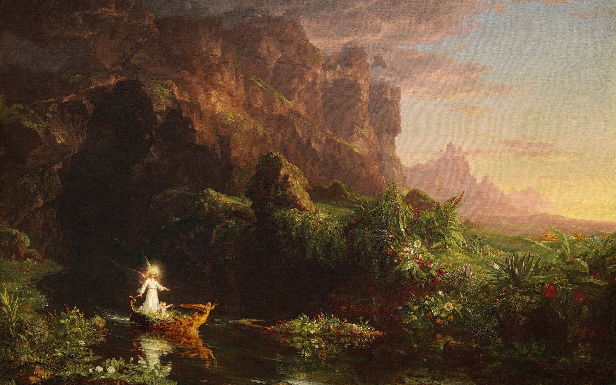 Thomas Cole The Course of Empire Destruction Painting Classic art HD  Wallpapers  Desktop and Mobile Images  Photos