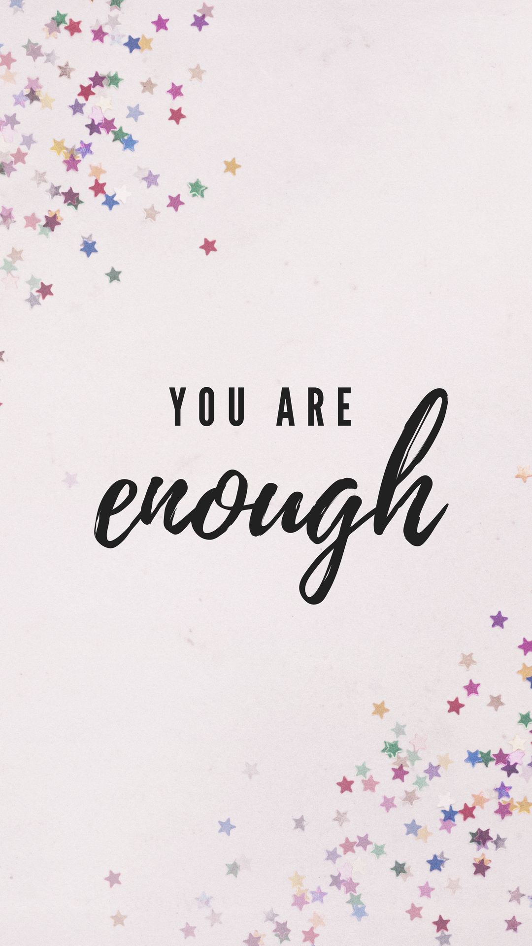 Download Quote Collections With I Am Enough Wallpaper  Wallpaperscom