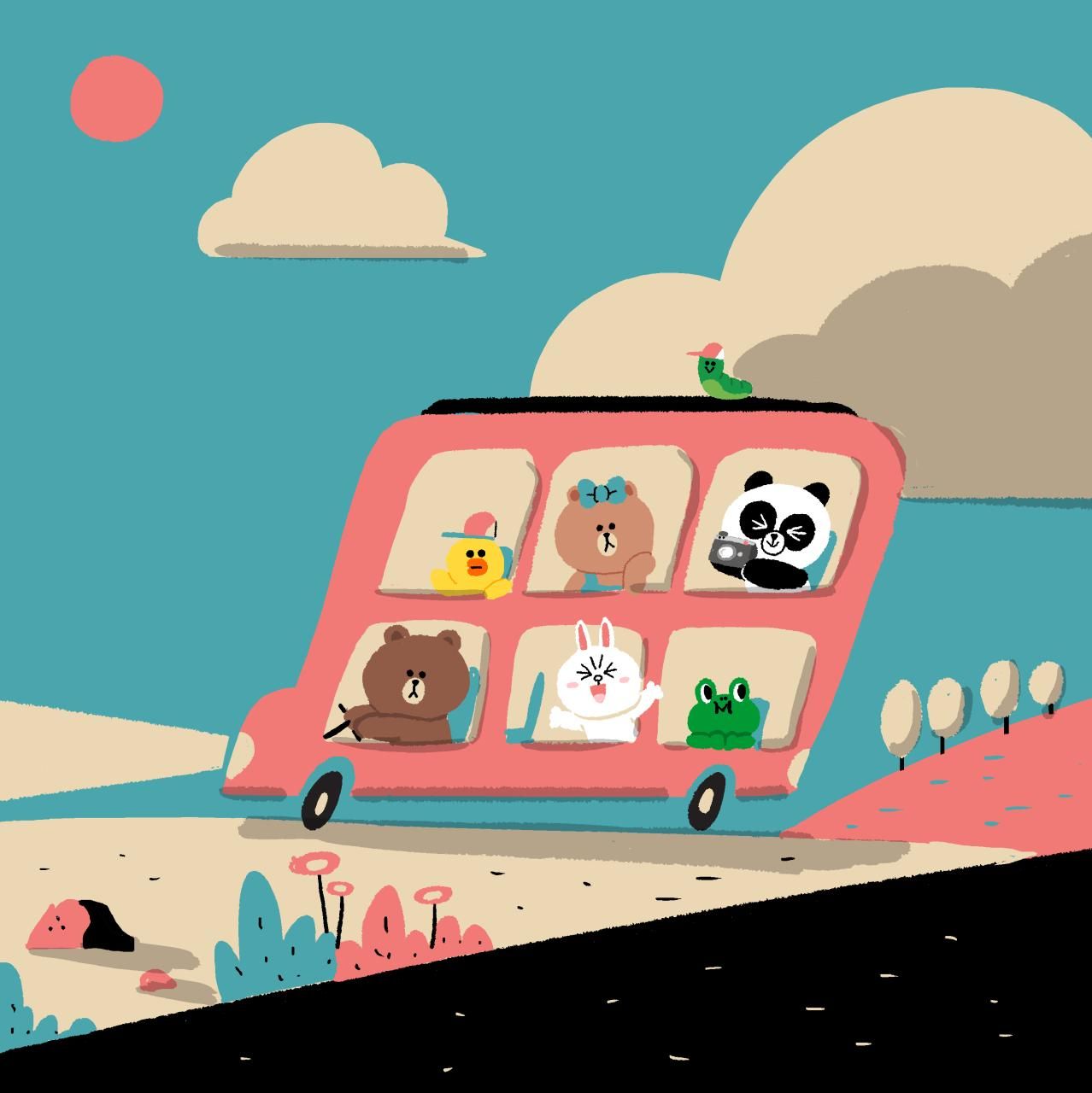 LINEFRIENDS PIC. GIFs, pics and wallpaper