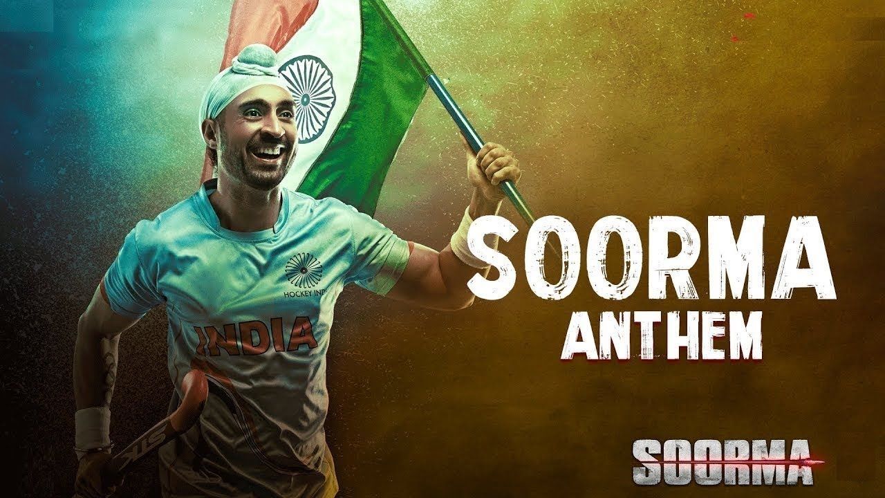 Soorma. Title Track. Diljit Dosanjh. Taapsee Pannu. Shankar Ehsaan Loy #music #indian #bollywood #hindi #soorma. Anthem song, Anthem lyrics, Hindi movie song