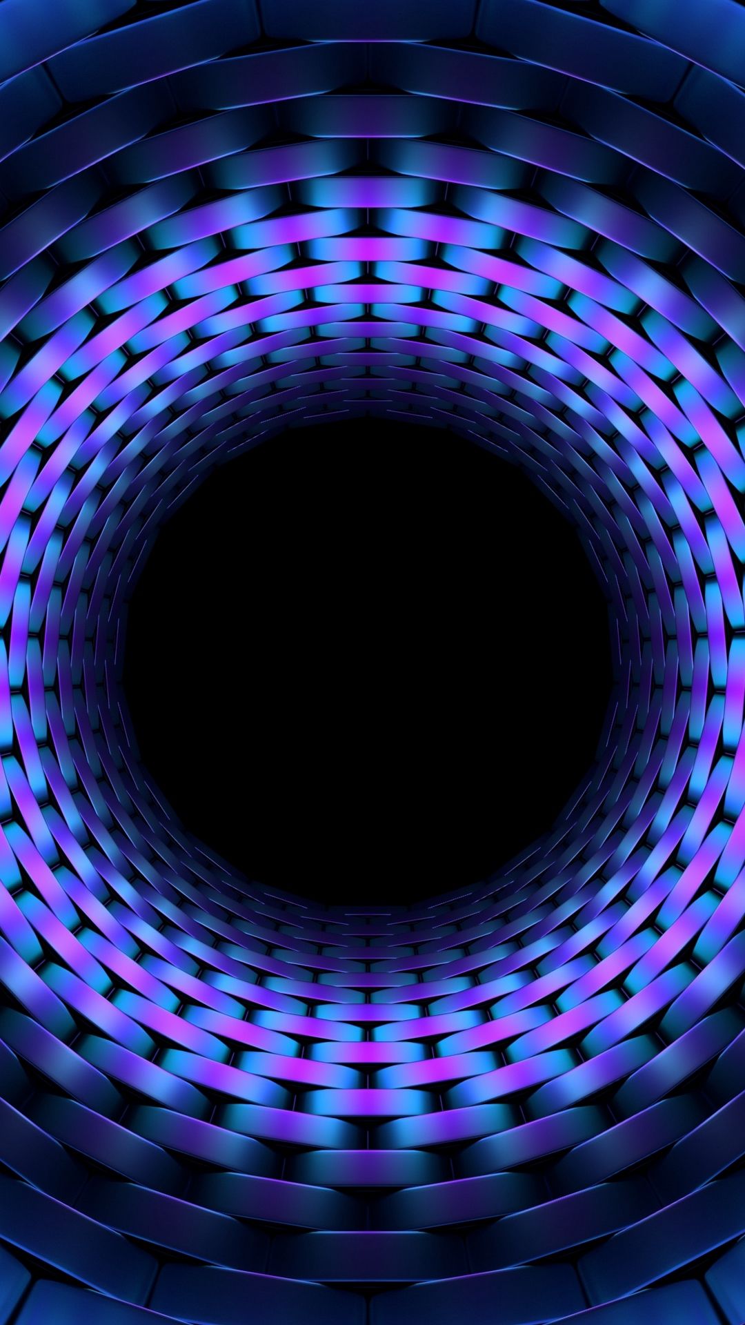 3D Plexus Tunnel Rendering HD Wallpaper