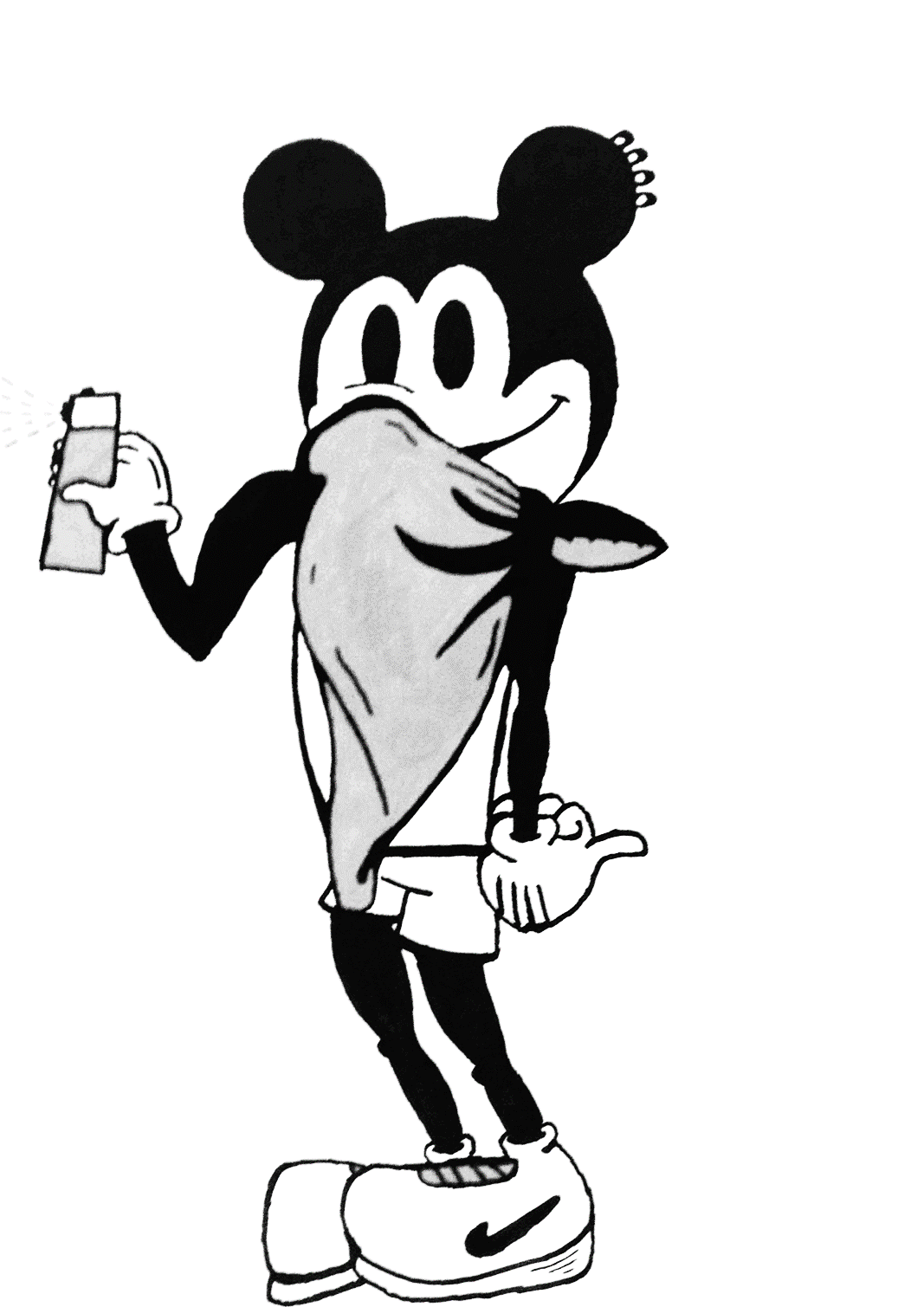 Mickey Mouse Thug Wallpaper