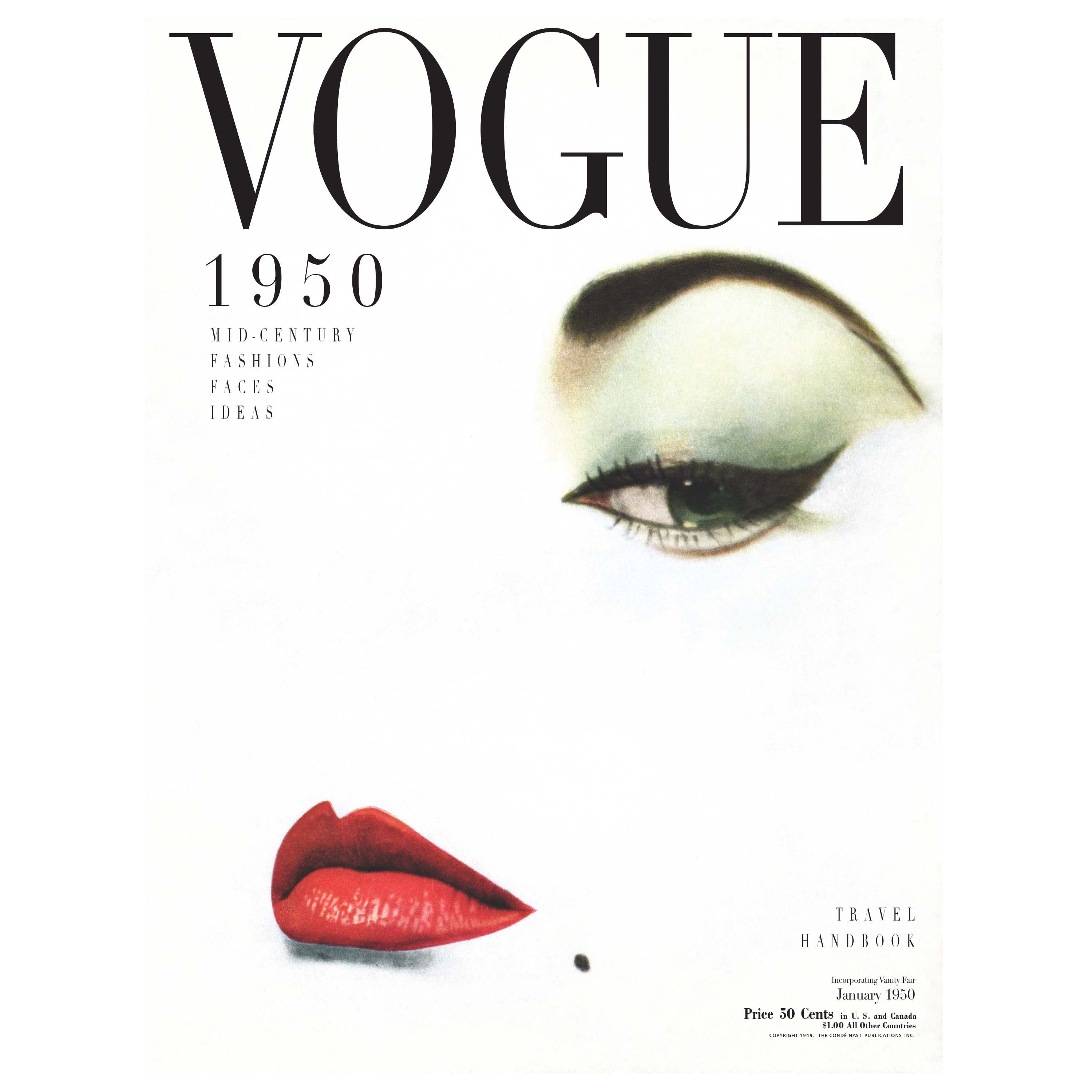 Vogue cover 1950 print. hardtofind. Fashion wallpaper, Vogue wallpaper, iPhone wallpaper vintage