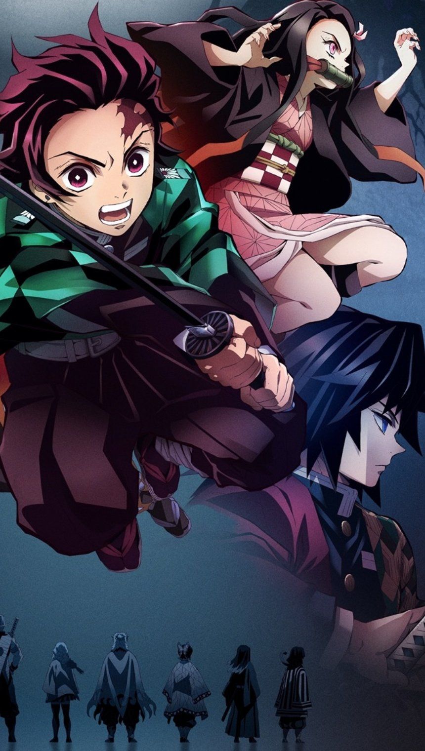 The Characters from Demon Slayer: Kimetsu no Yaiba Anime Wallpaper Full HD