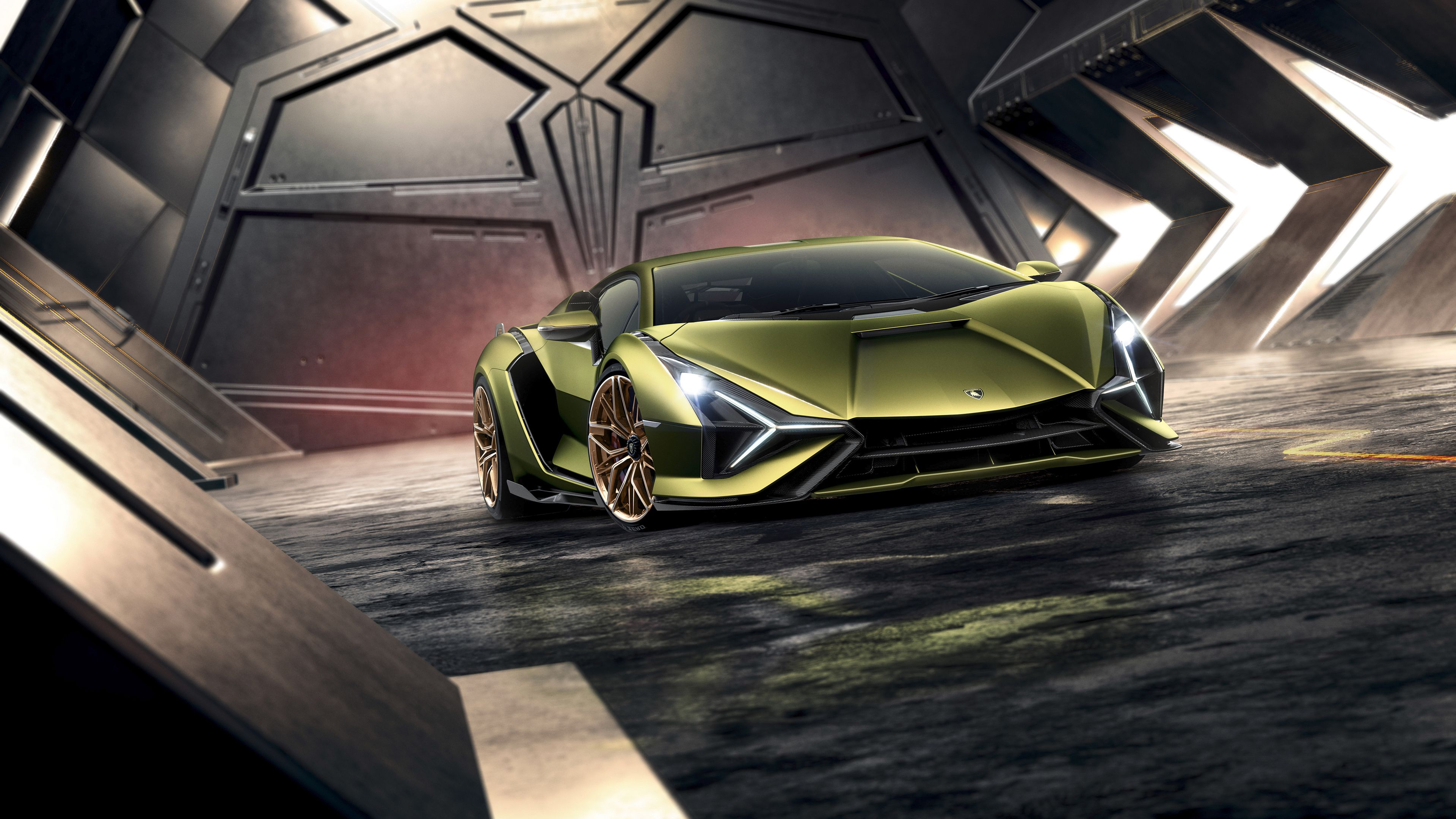 Lamborghini Sian, Hybrid sports car, Ultra HD, 4k Free deskk wallpaper, Ultra HD