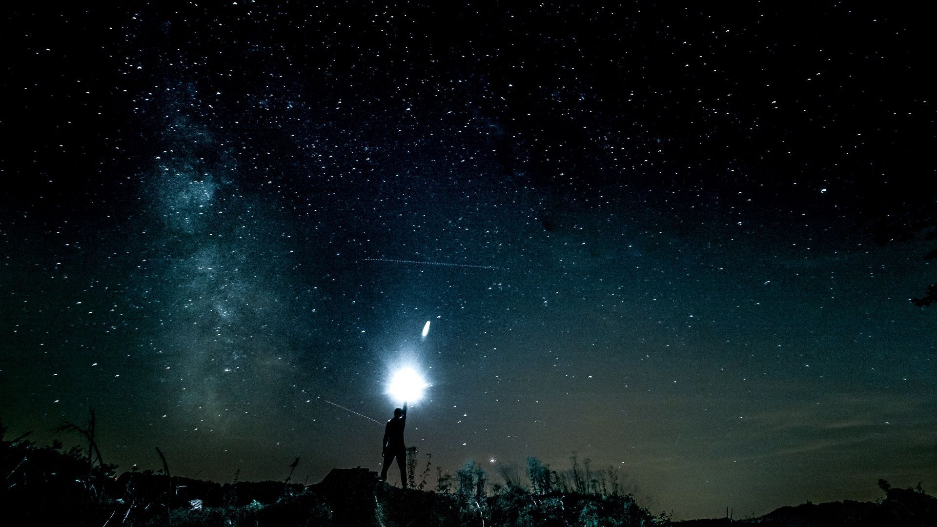 Night Sky 1920X1080 Wallpaper