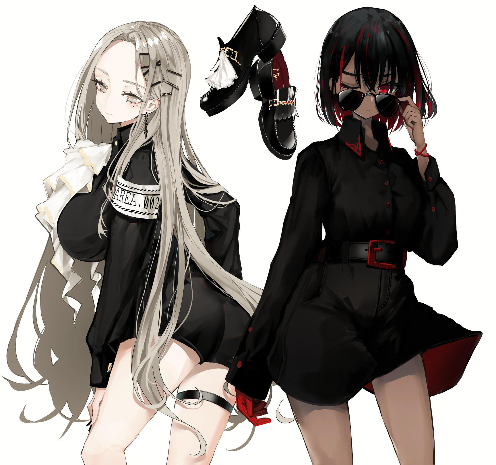 Wallpaper, anime girls, original characters, dark skin, narue 496 1728x1620