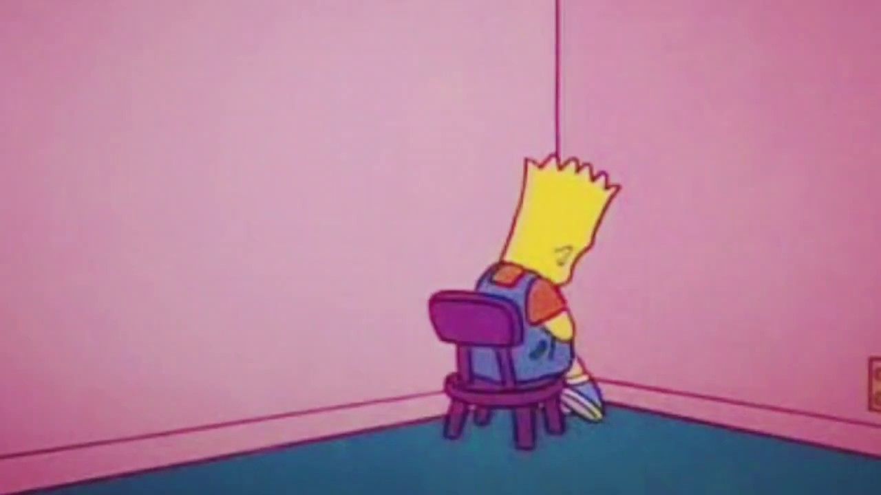 Bart Simpson Sad Boy Wallpaper