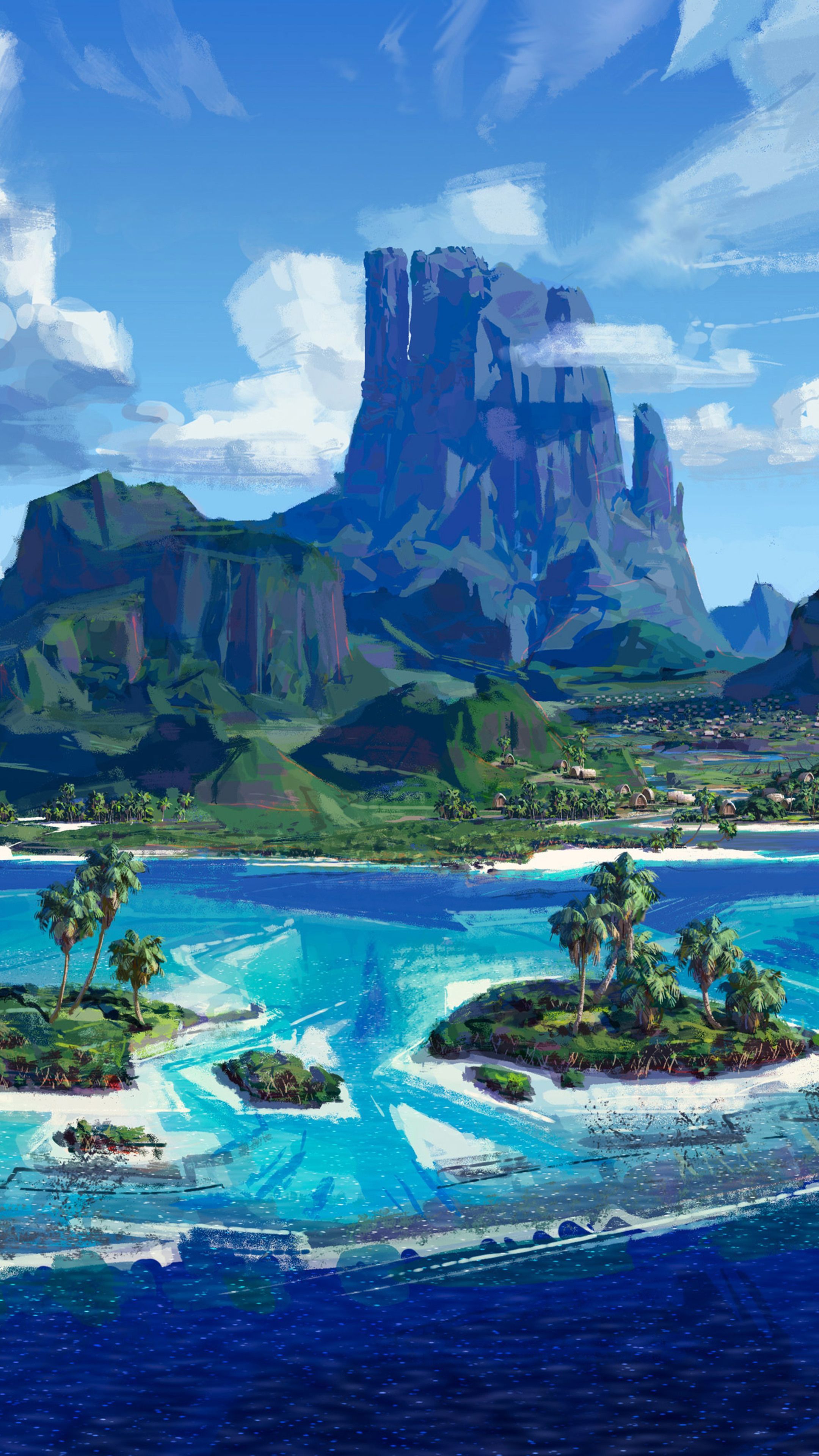 Misc #Moana Island #wallpaper. Wallpaper iphone summer, Anime scenery, Anime scenery wallpaper