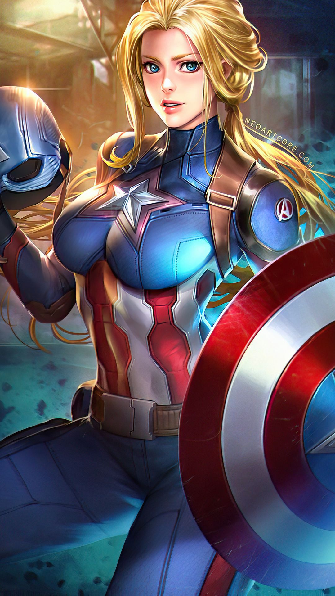 Captain America Girl 4k 2021 iPhone 6s, 6 Plus, Pixel xl , One Plus 3t, 5 HD 4k Wallpaper, Image, Background, Photo and Picture