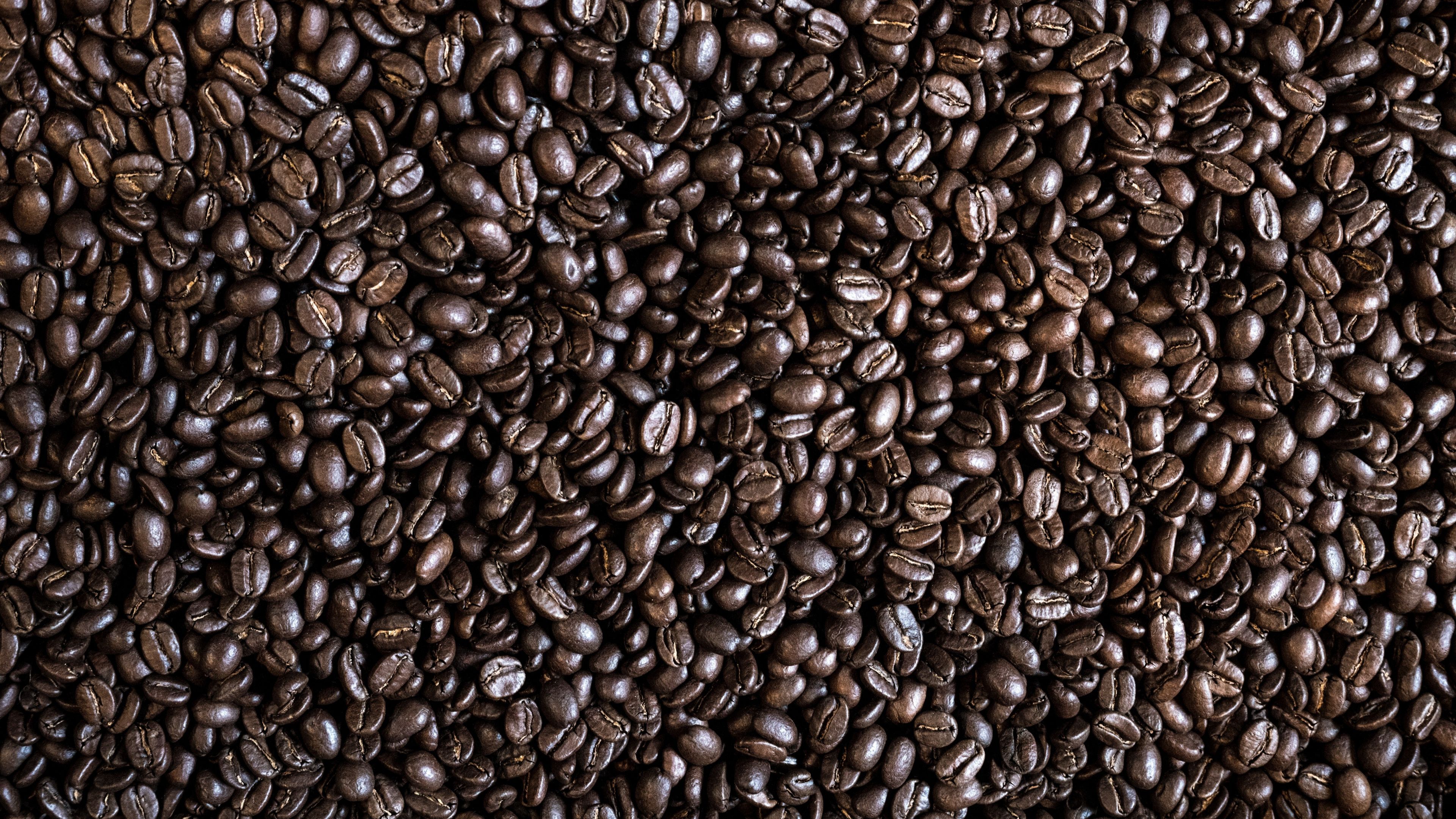 Download Coffee beans, roasted, seed, caffeine wallpaper, 3840x 4K UHD 16: Widescreen