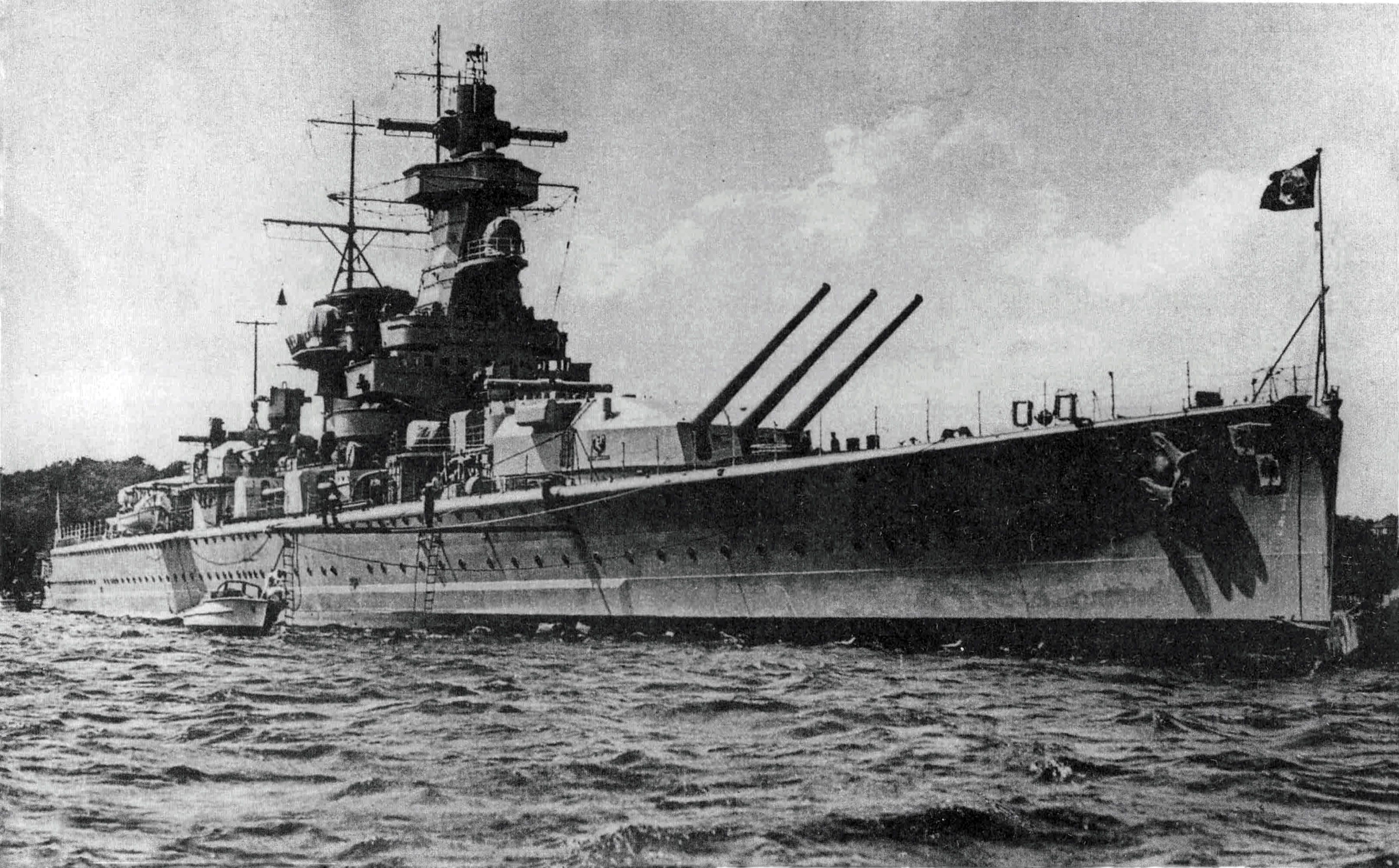 German Admiral Graf Spee cruiser