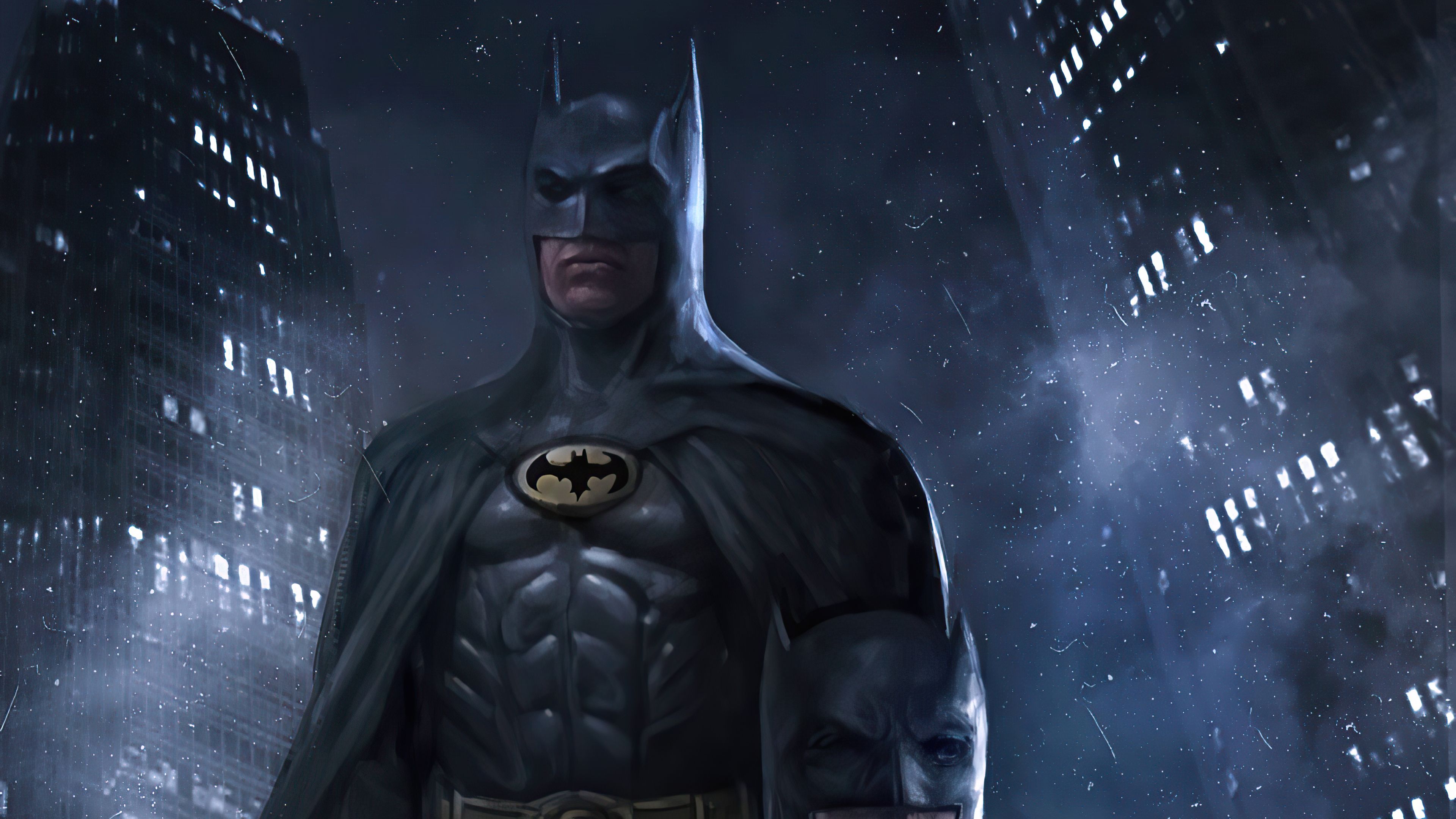 Batman Michael Keaton Artwork, HD Superheroes, 4k Wallpaper, Image, Background, Photo and Picture