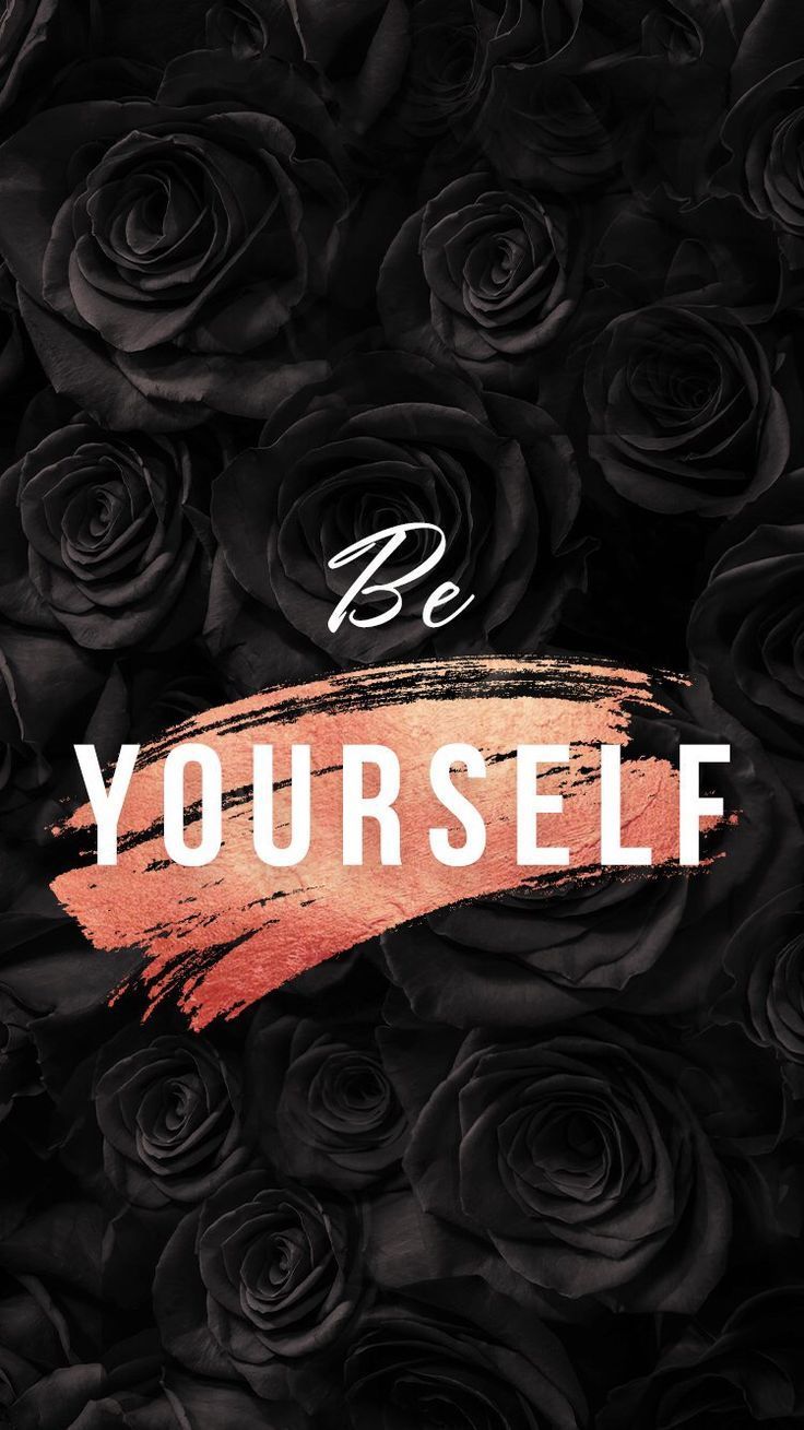 Be yourself // wallpaper, background Designs. Wallpaper iphone quotes, Inspirational wallpaper, Wallpaper quotes