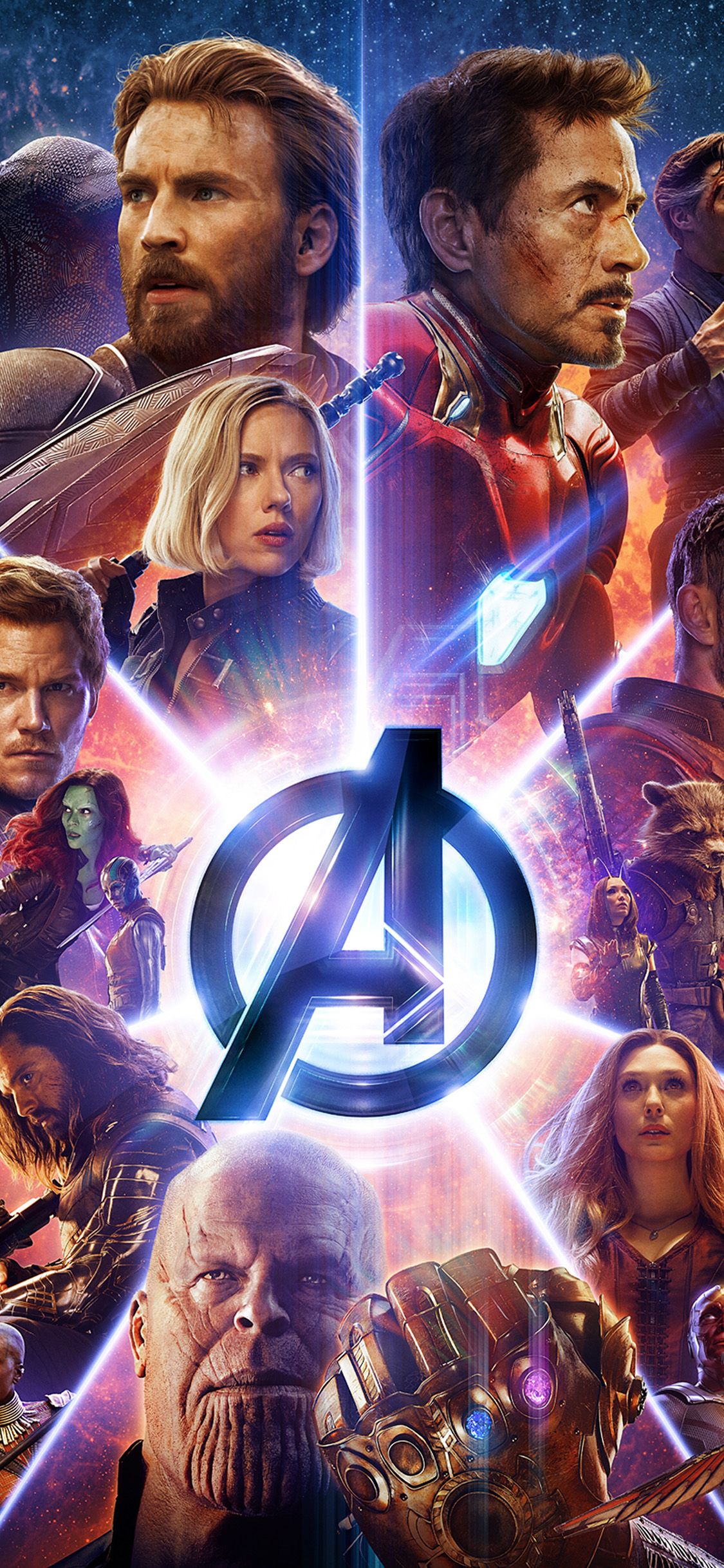 Infinitywar Avengers Film Poster Hero Art Marvel Wallpaper