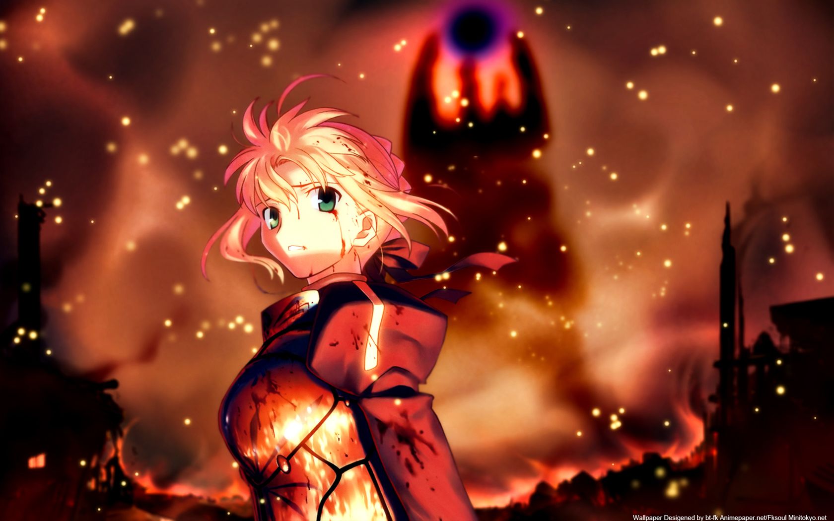 Fate Zero Wallpaper: Flame Of Hell
