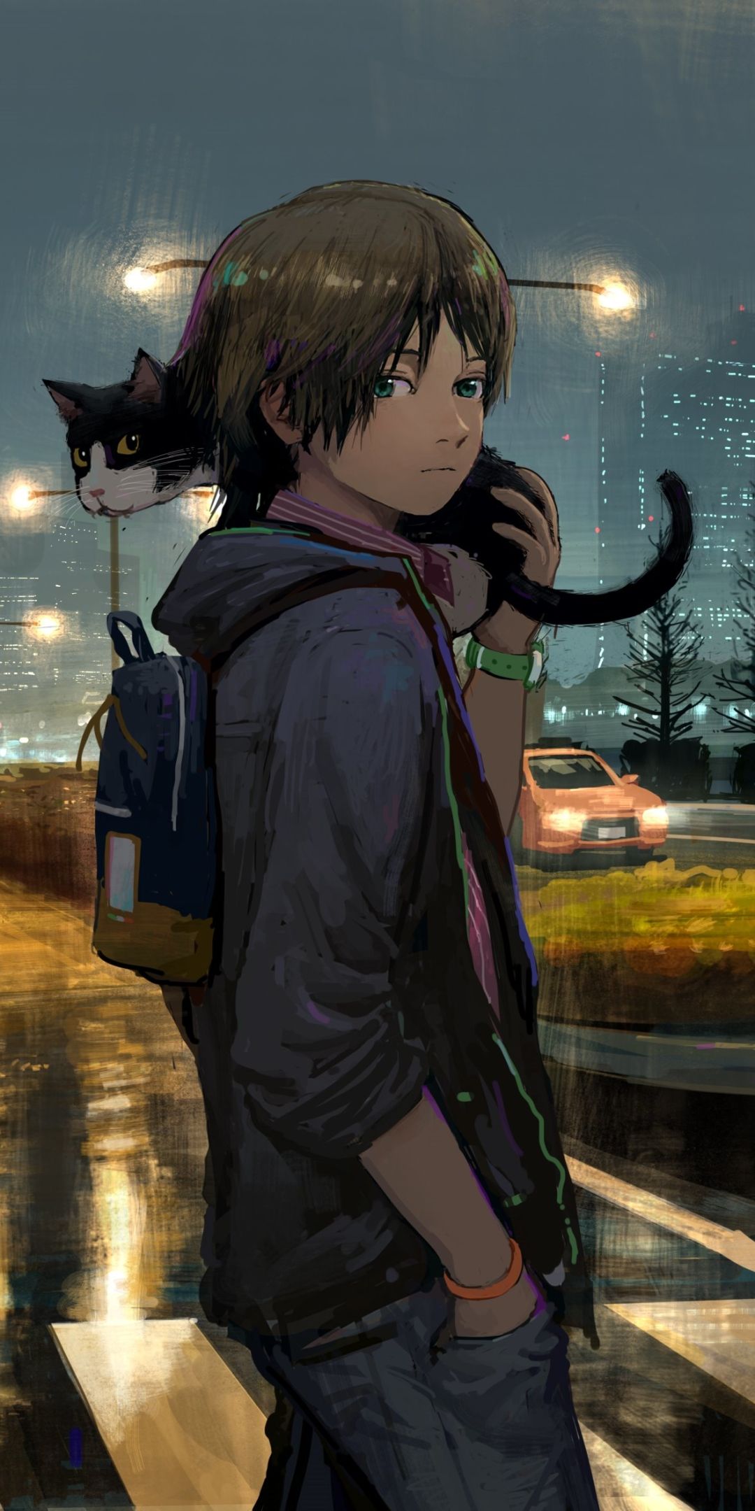 Anime Boy, fanart, HD phone wallpaper