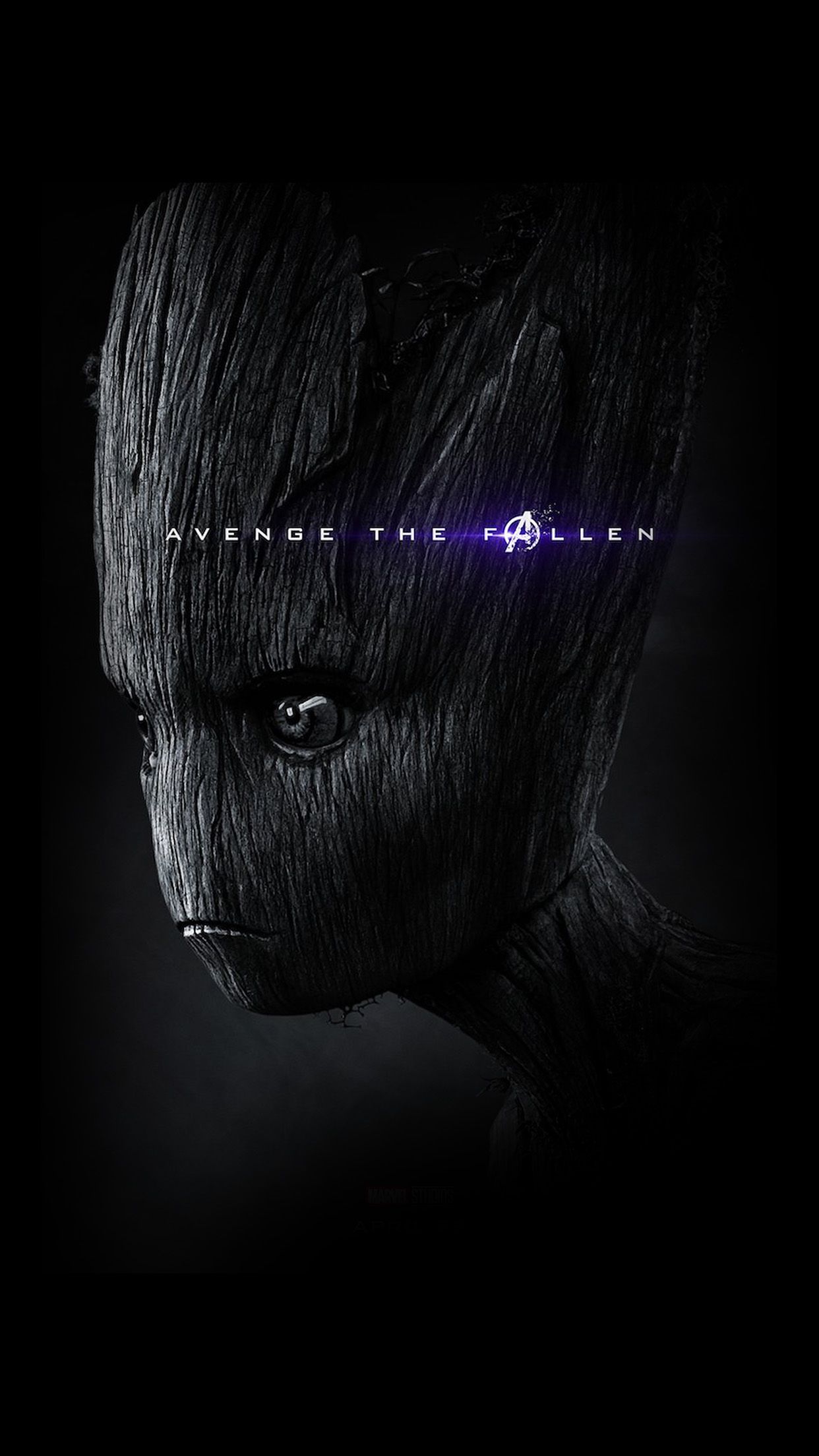 iPhone X wallpaper. iamggroot avengers endgame marvel film poster art