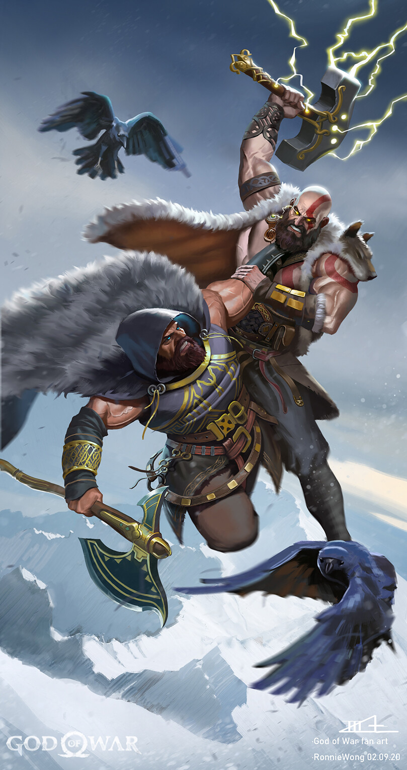 thor - God of War fan Art (44721098) - fanpop