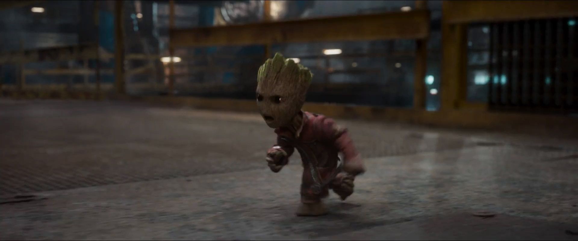 Baby Groot Yelling Gif