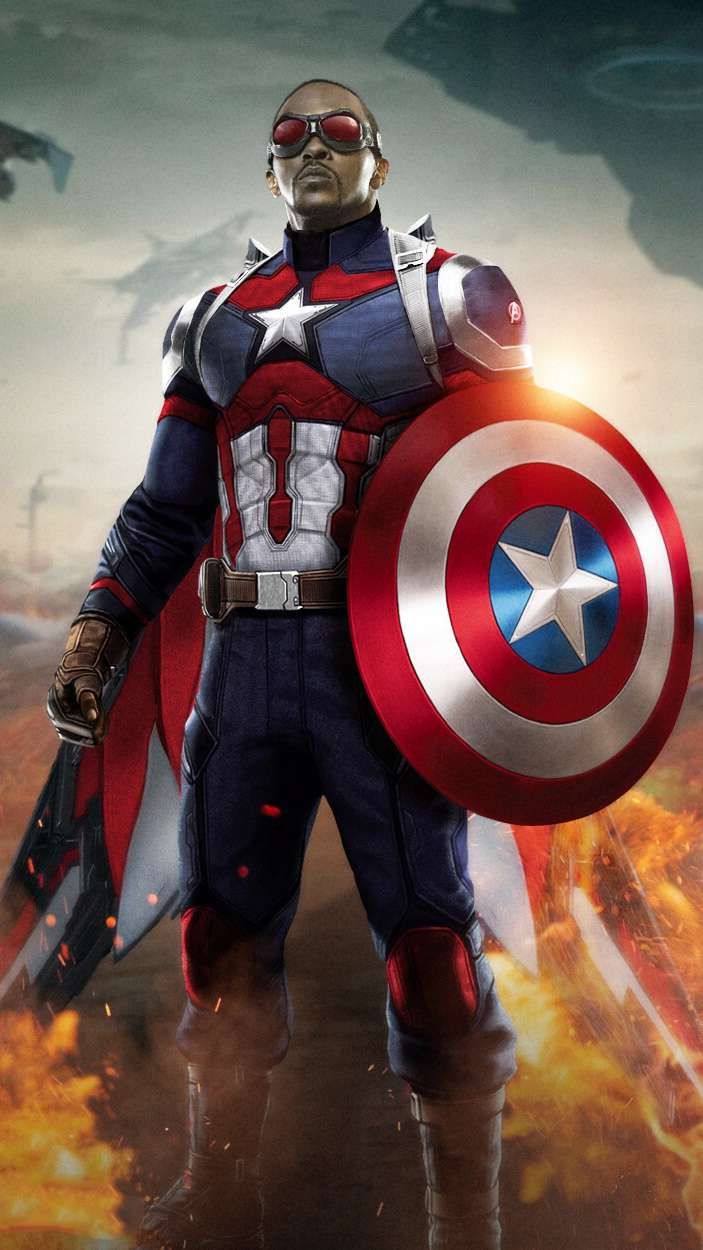 New Captain America IPhone Wallpaper. Captain america art, Falcon marvel, Marvel superheroes