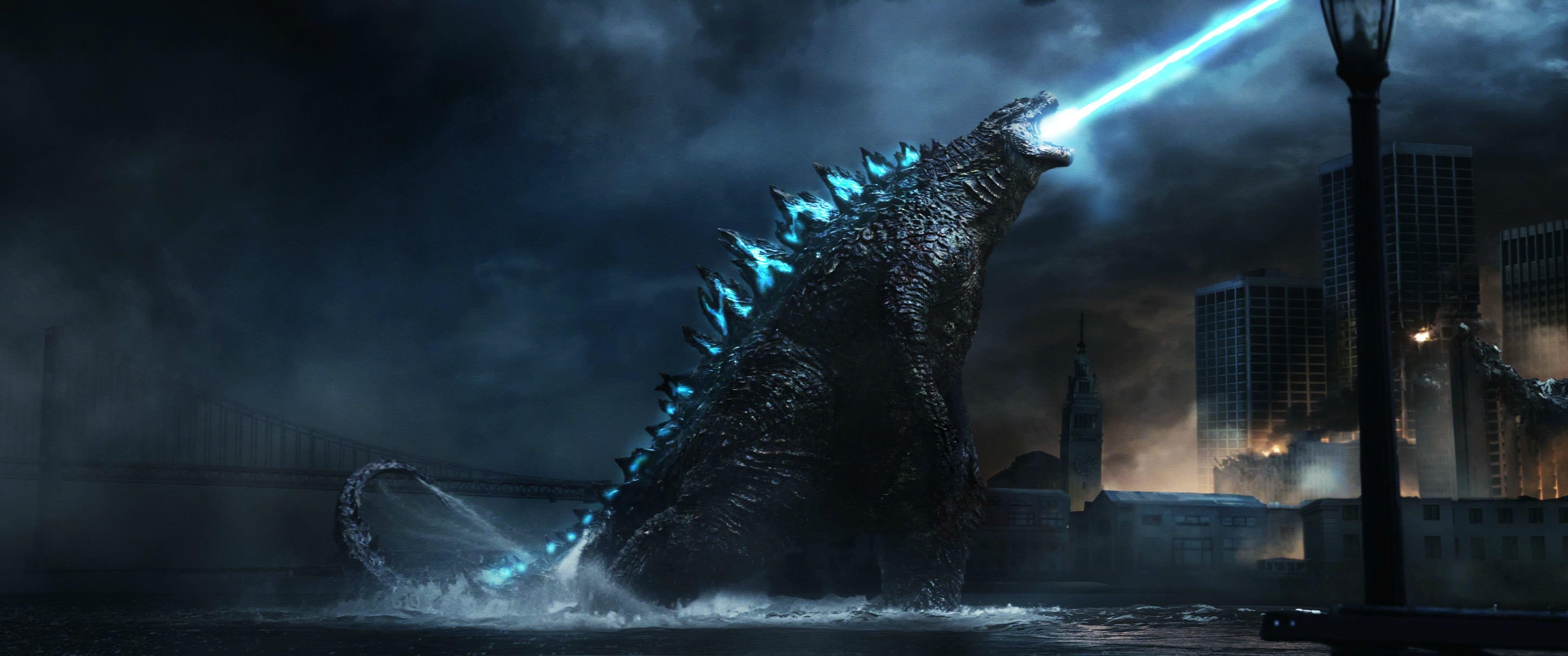 Godzilla 2014 Atomic Breath Photohop