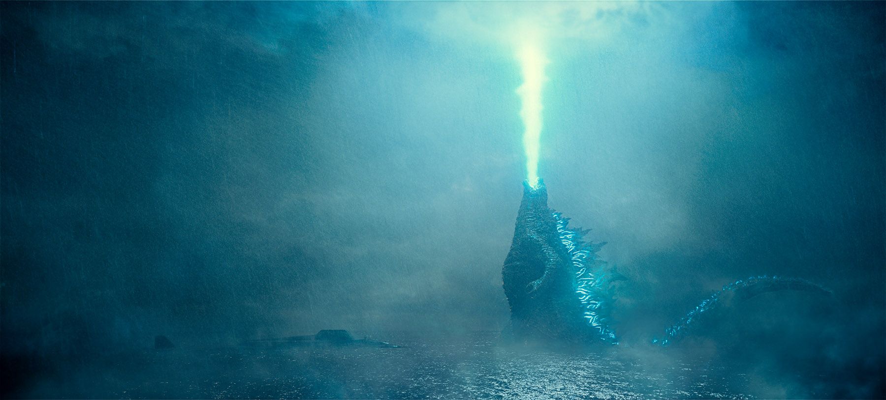 Godzilla Rises And Unleashes His Atomic Breath In Hi Res 'King Of The Monsters' Image
