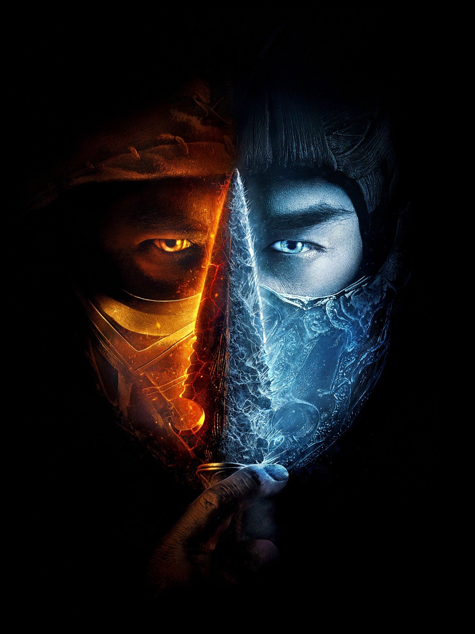 Mortal Kombat Wallpaper 4K, 2021 Movies, Scorpion, Sub Zero, Black Dark