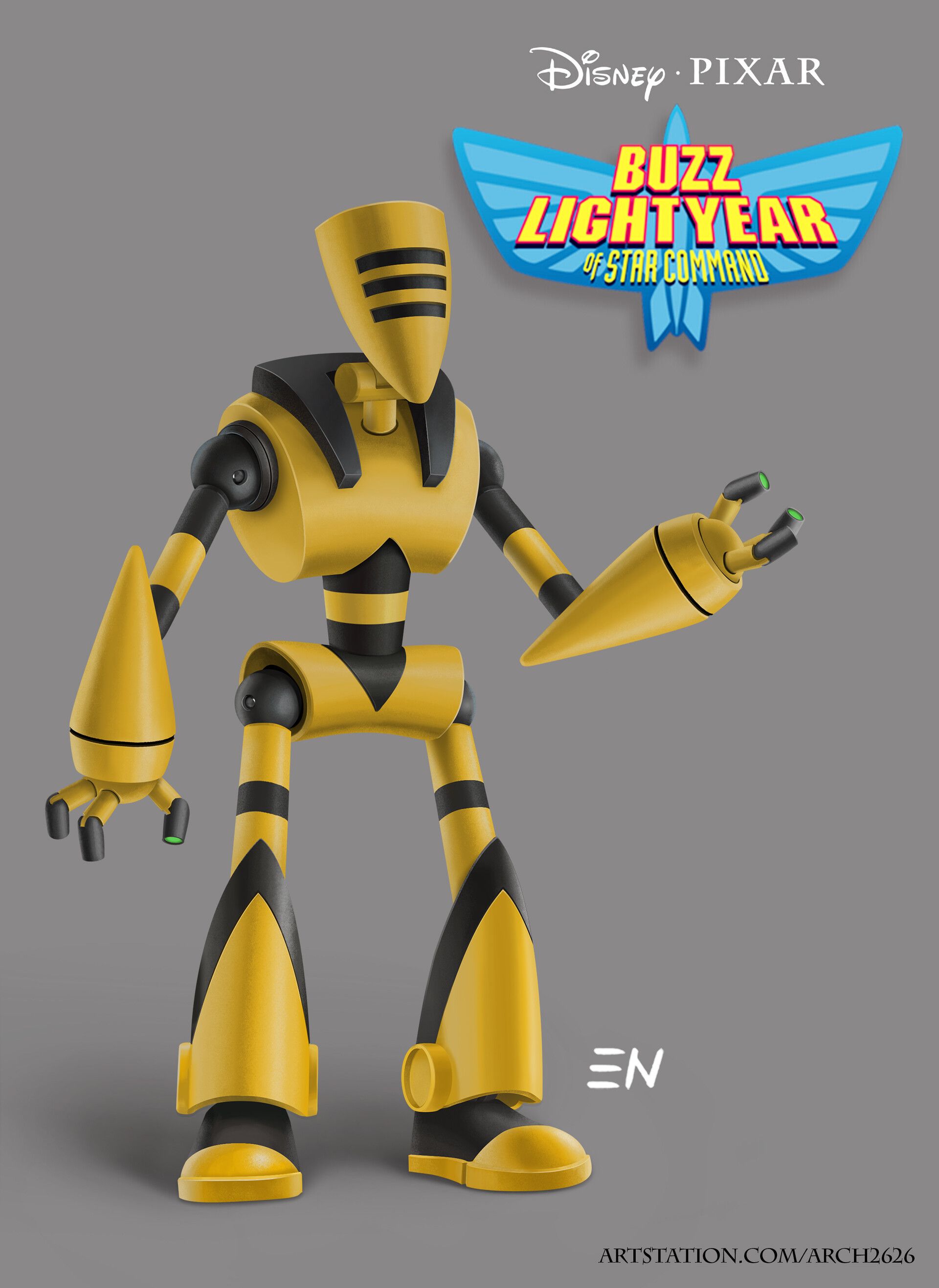 Buzz lightyear of star command robot