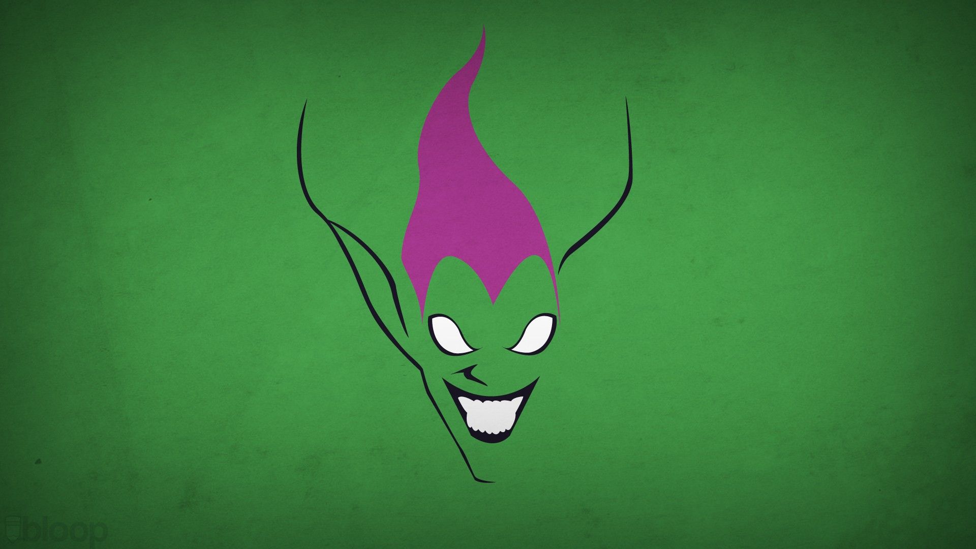 Green Goblin, #Marvel Comics, #Blo0p, #minimalism, #villains, wallpaper. Green goblin, Goblin, Superhero wallpaper