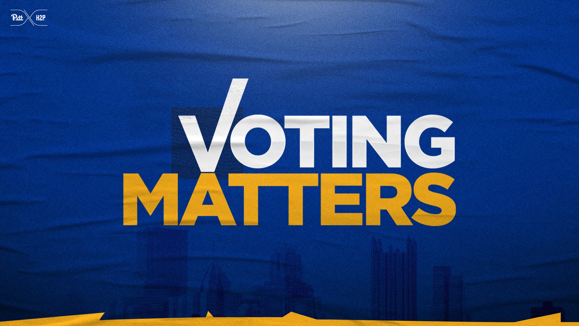 Pitt Athletics Introduces Voting Matters Campaign Panthers #H2P
