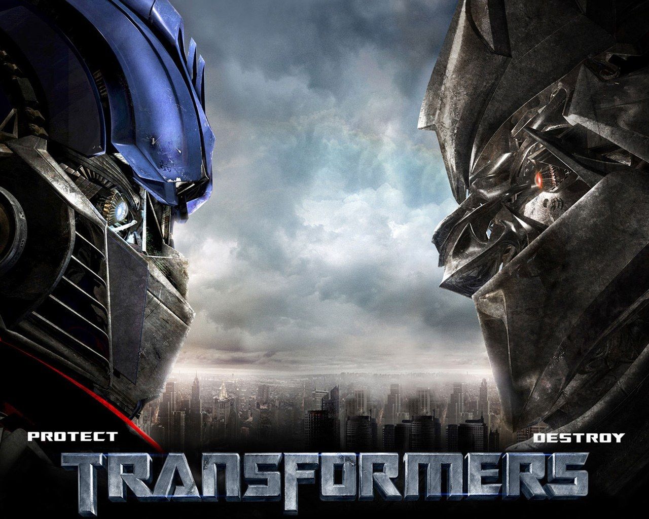 Desktop Wallpaper, Optimus Prime VS Megatron. Free Desktop Background 1280x1024