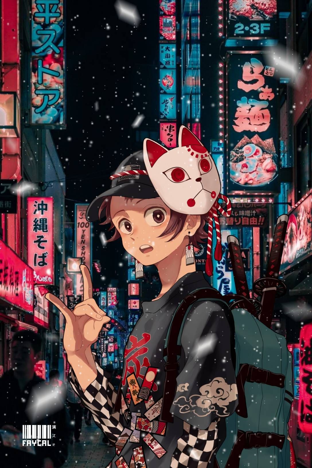 Tanjiro kamado. Anime demon boy, Anime, Cute anime wallpaper