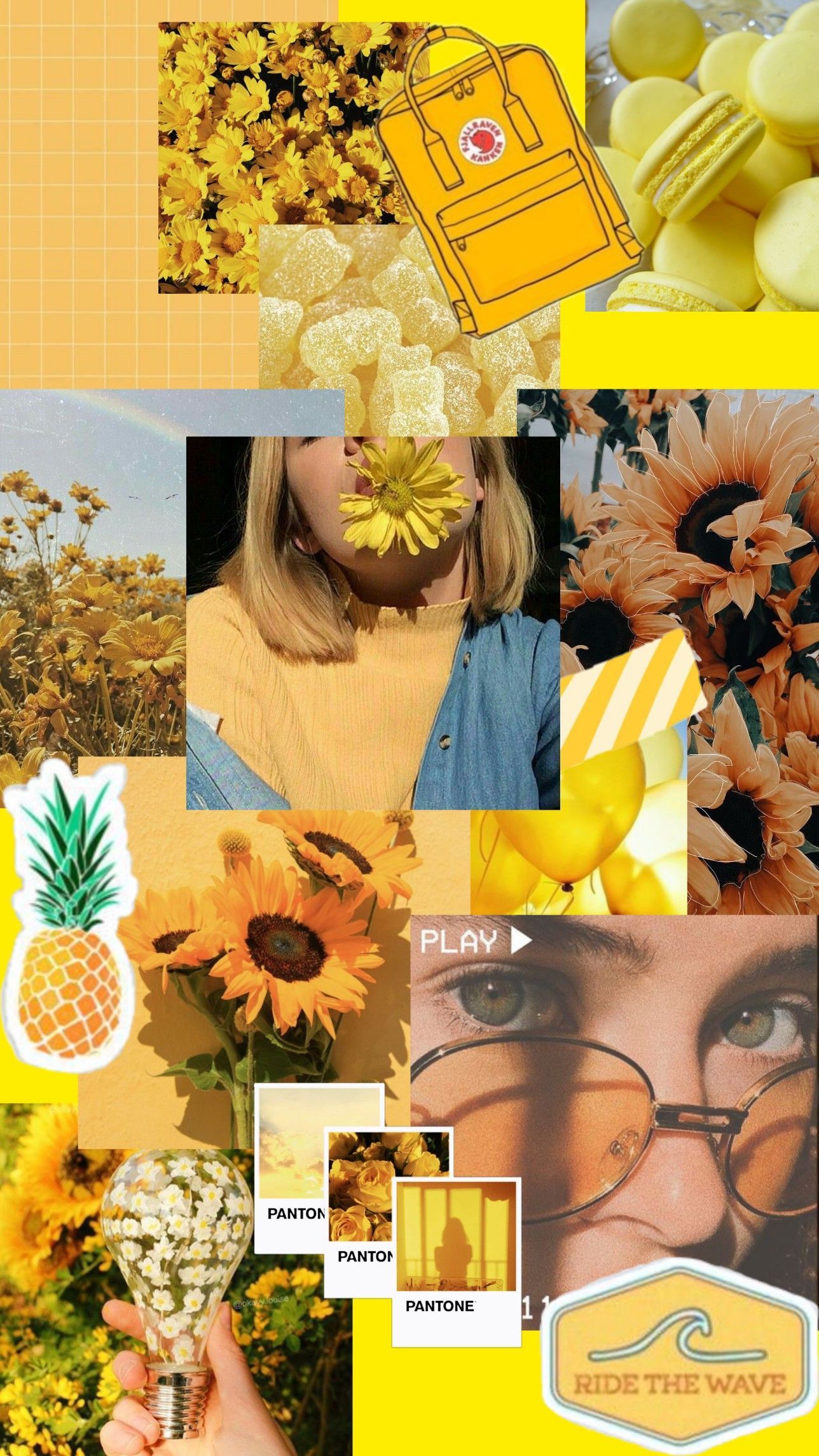 Sunflower Aesthetic Collage Wallpapers - Wallpaper Cave