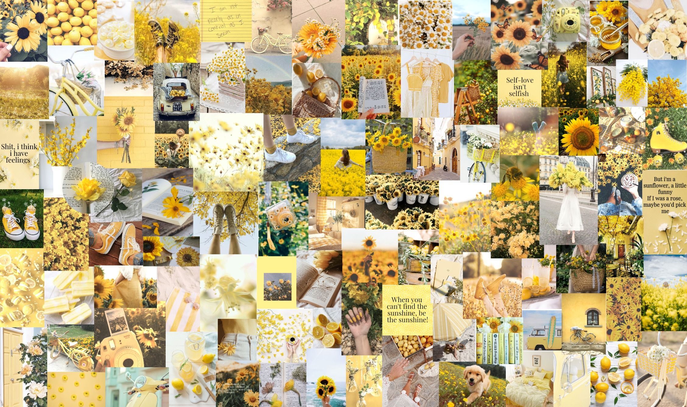 Yellow aesthetic collage <3. Aesthetic collage, Yellow aesthetic, Wallpaper