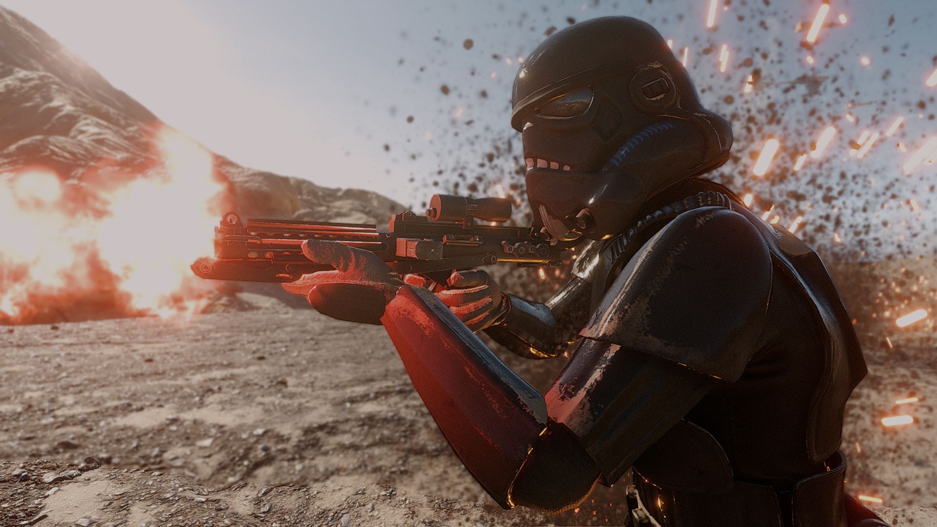 Shadow Trooper in Battle at Star Wars: Battlefront (2015) Nexus and Community