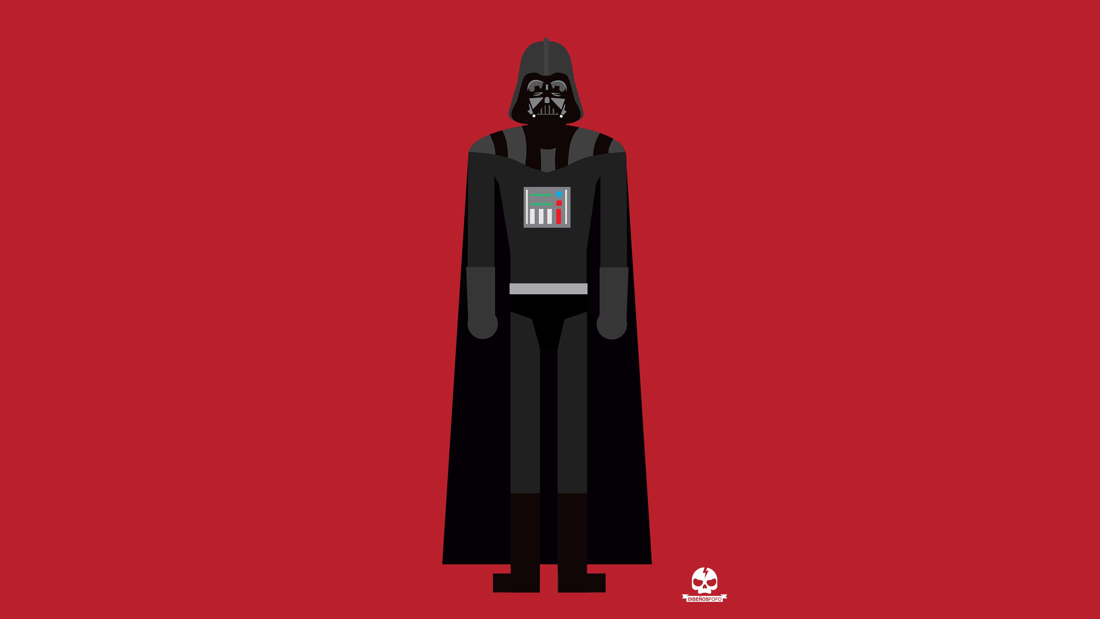 Darth Vader Minimalism 4k supervillain wallpaper, star wars wallpaper, hd- wallpaper, darth vader wallp. Darth vader wallpaper, Star wars wallpaper, Darth vader