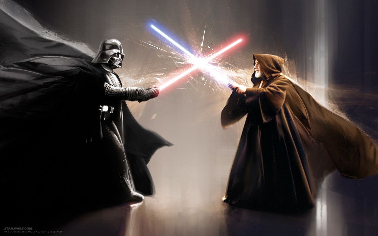 Picture Fantasy Darth Vader Star Wars Lightsaber Man obi